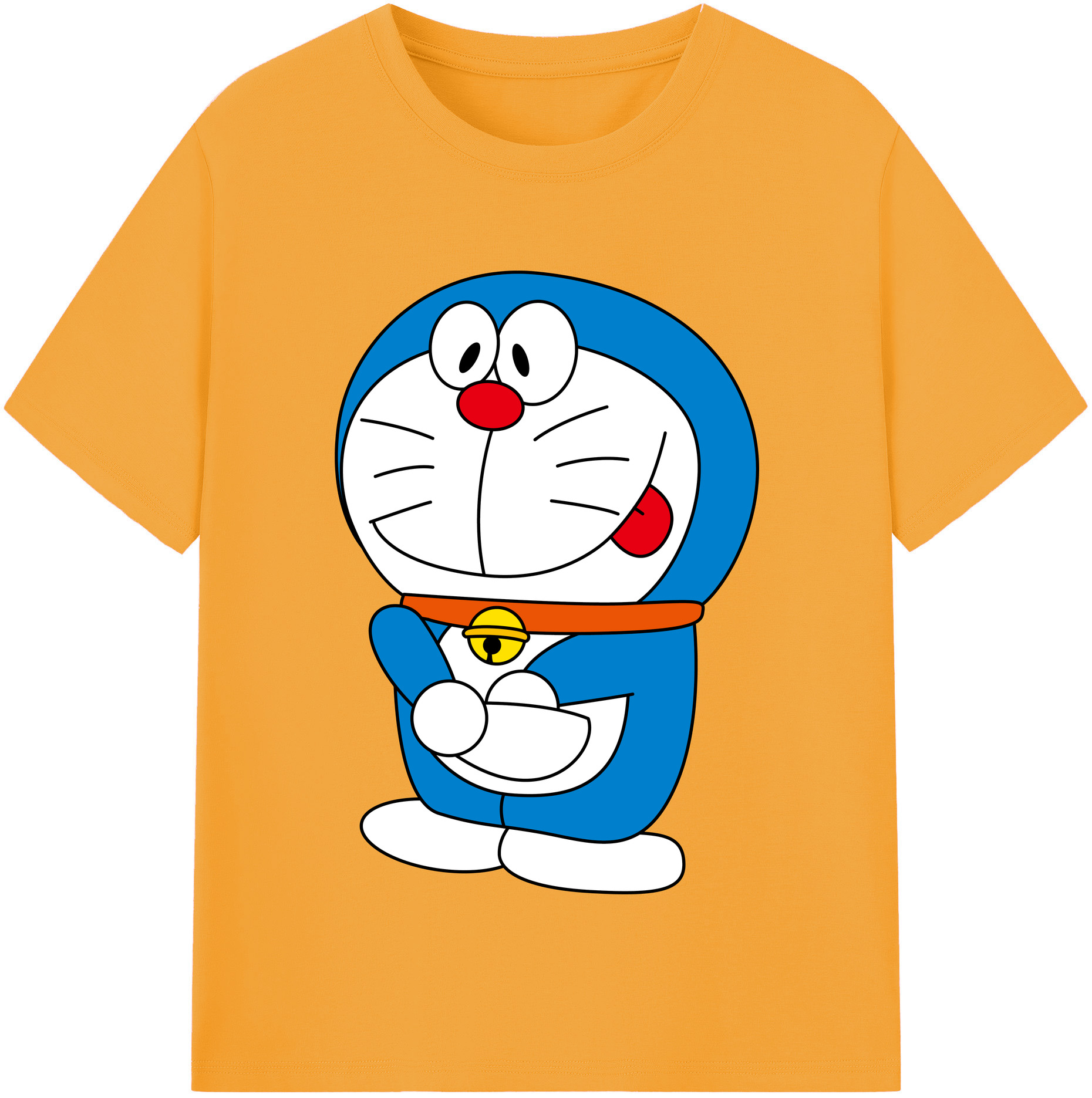 （画像用） ドラえもん Doraemon レディースカジュアルプリントTシャツ（綿100％）