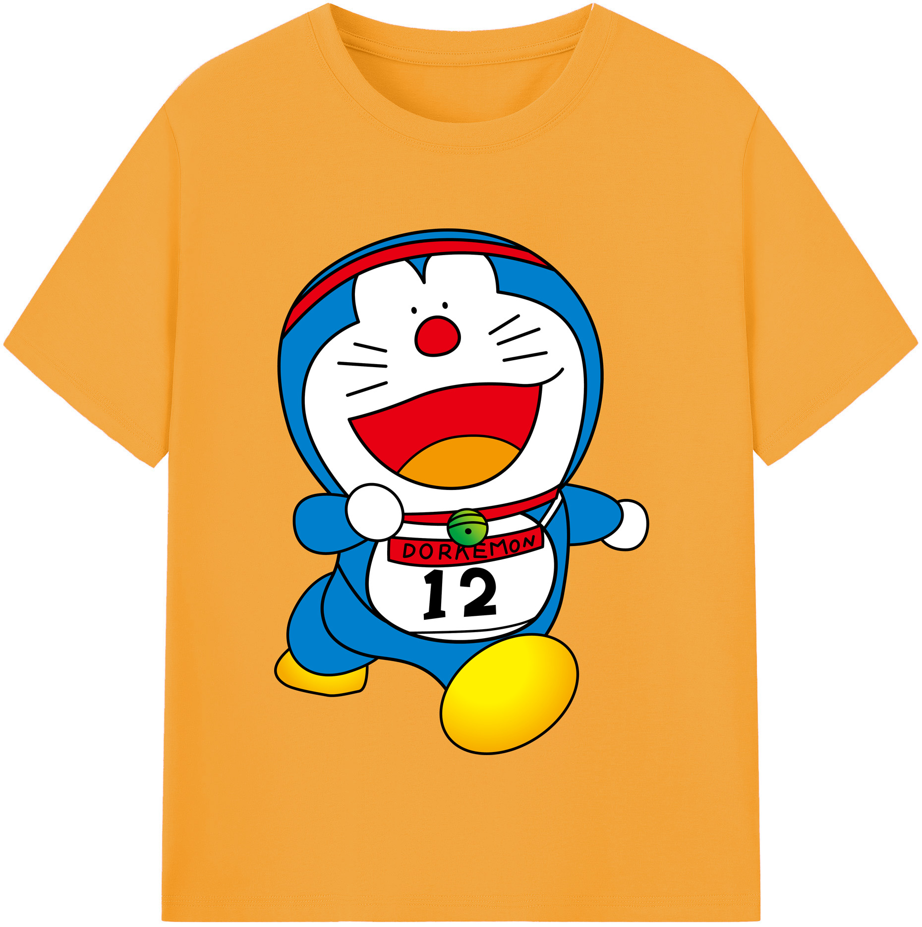 （画像用） ドラえもん Doraemon レディースカジュアルプリントTシャツ（綿100％）