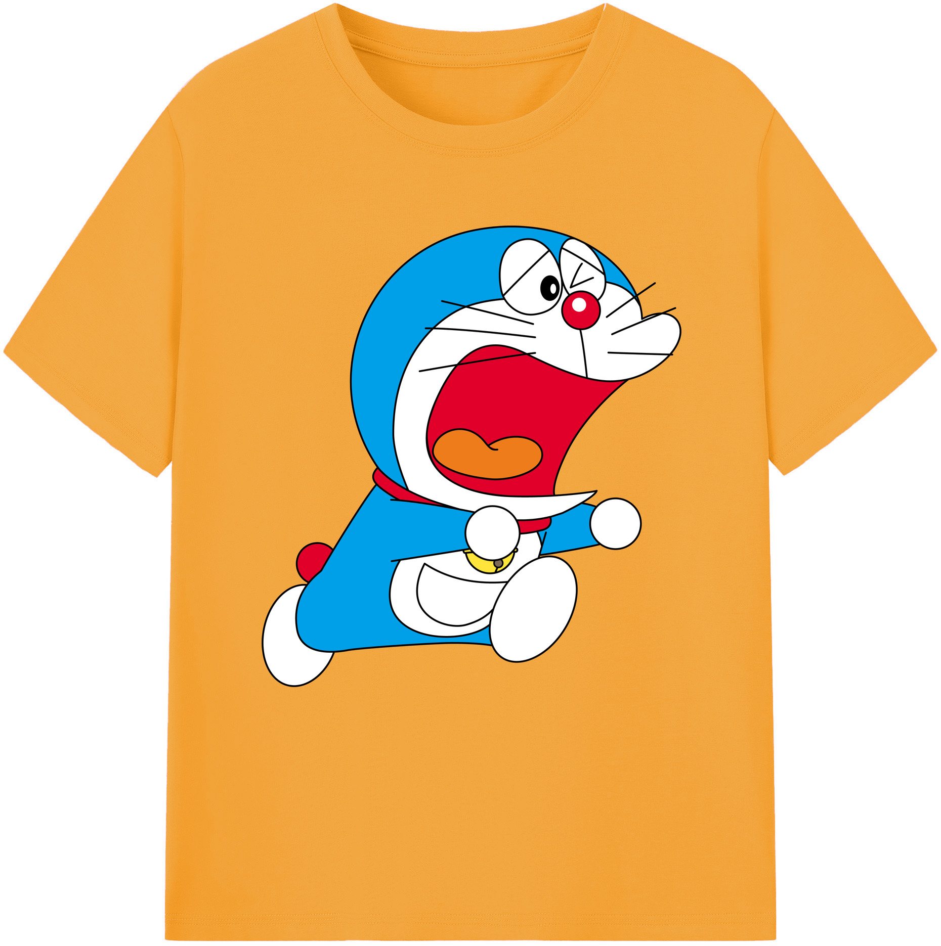 （画像用） ドラえもん Doraemon レディースカジュアルプリントTシャツ（綿100％）