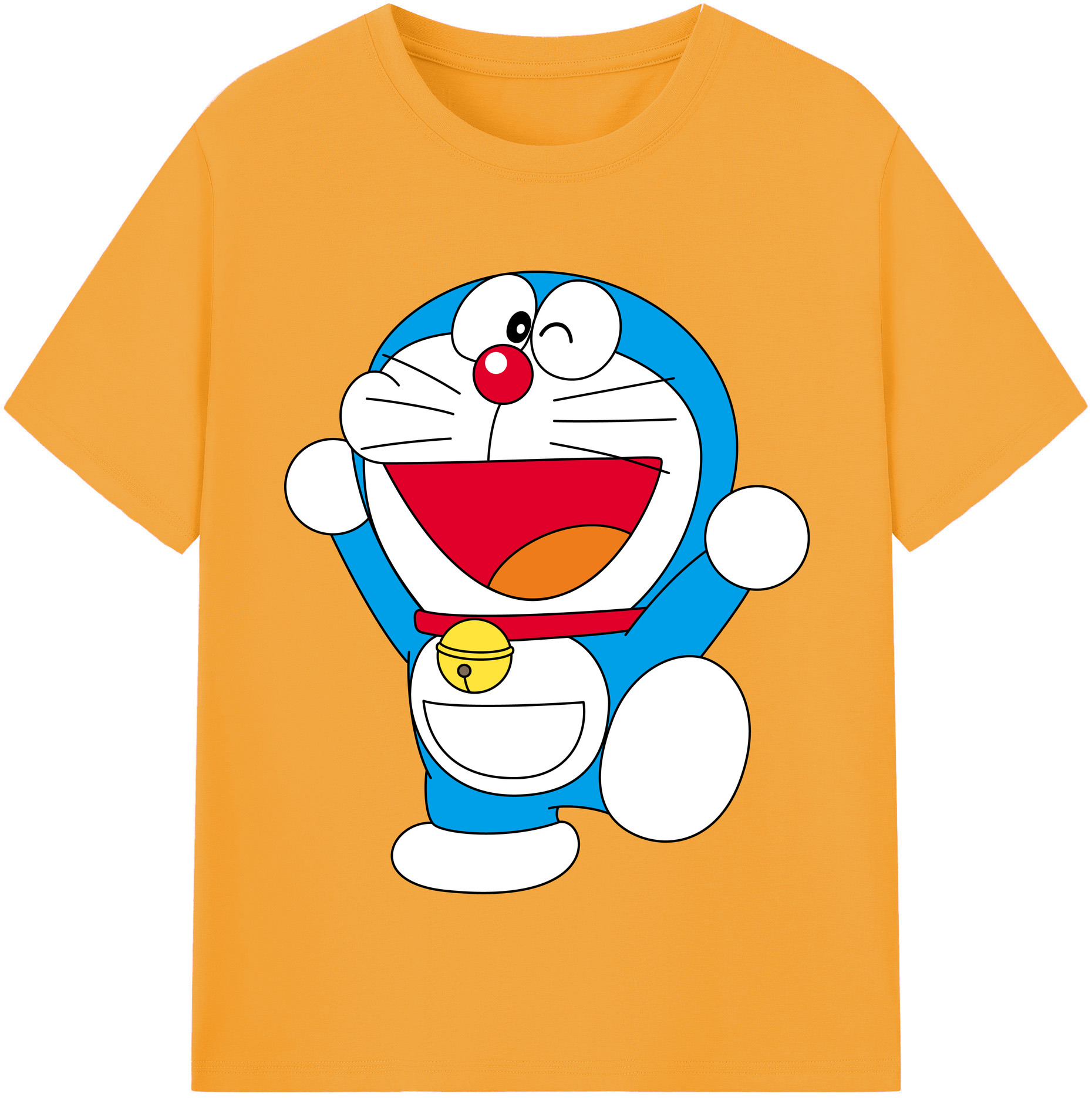 （画像用） ドラえもん Doraemon レディースカジュアルプリントTシャツ（綿100％）