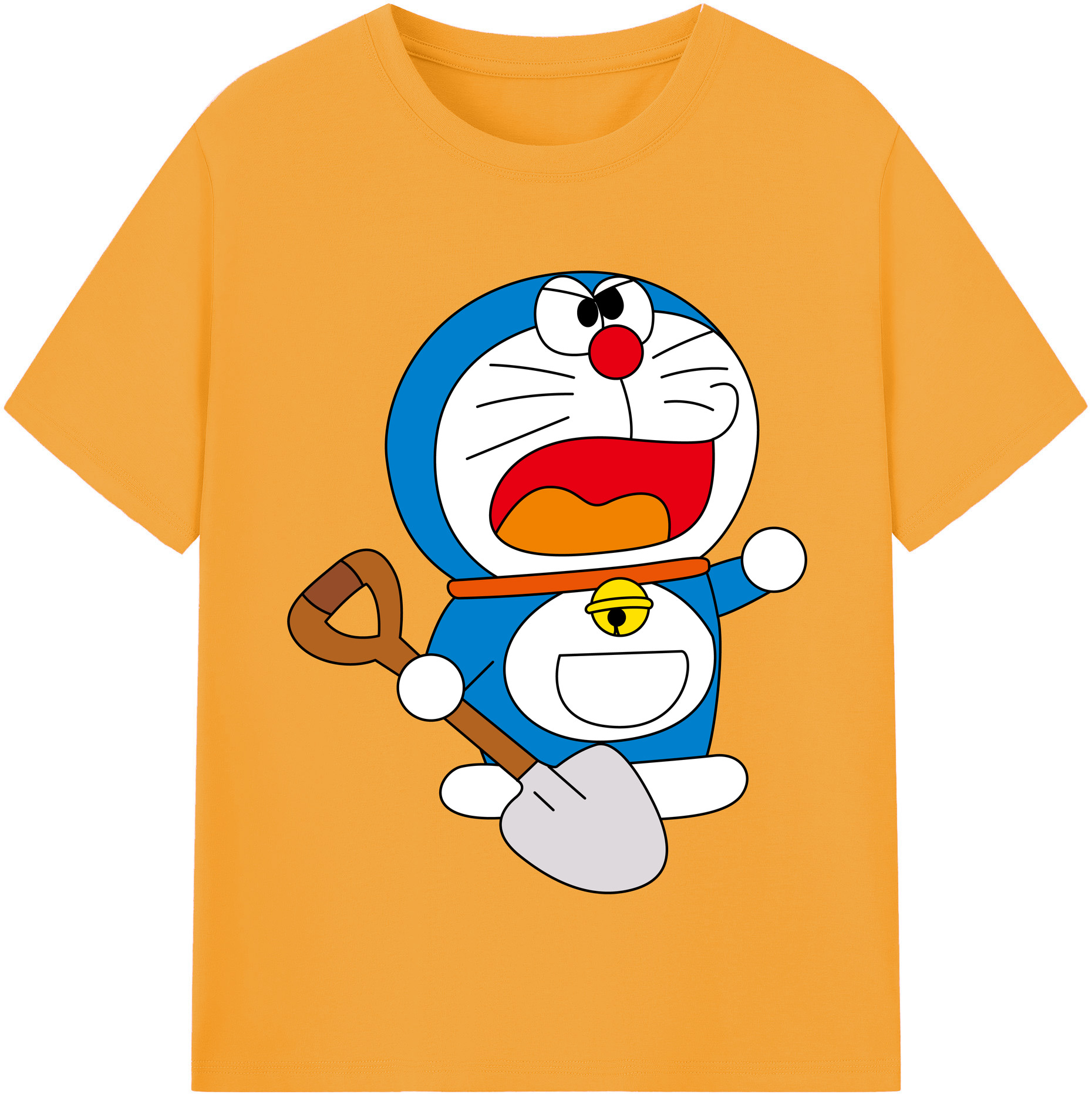 （画像用） ドラえもん Doraemon レディースカジュアルプリントTシャツ（綿100％）