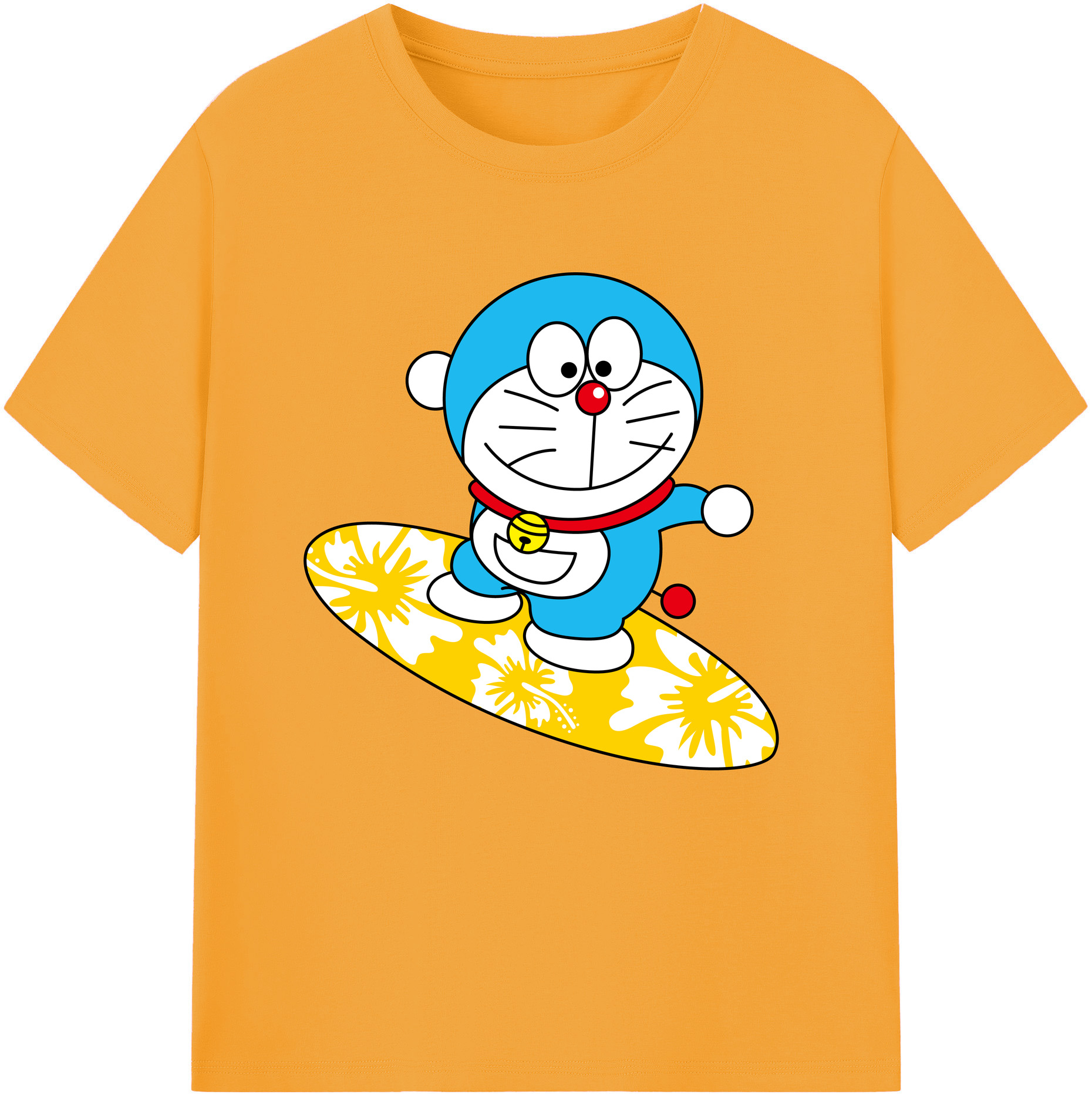 （画像用） ドラえもん Doraemon レディースカジュアルプリントTシャツ（綿100％）