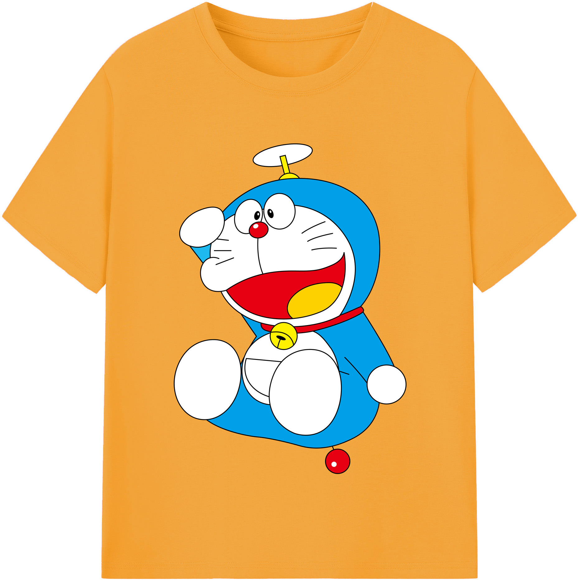 （画像用） ドラえもん Doraemon レディースカジュアルプリントTシャツ（綿100％）