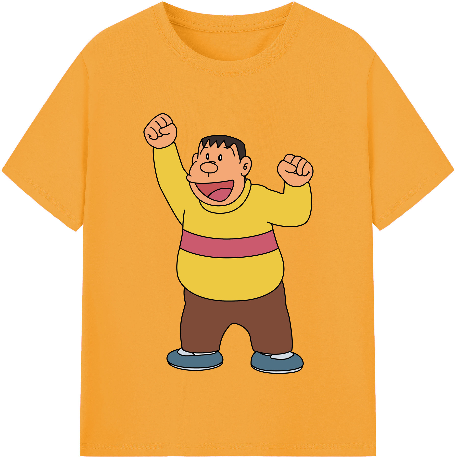 （画像用） ドラえもん 剛田武 Doraemon Gouta Takeshi レディースカジュアルプリントTシャツ（綿100％）
