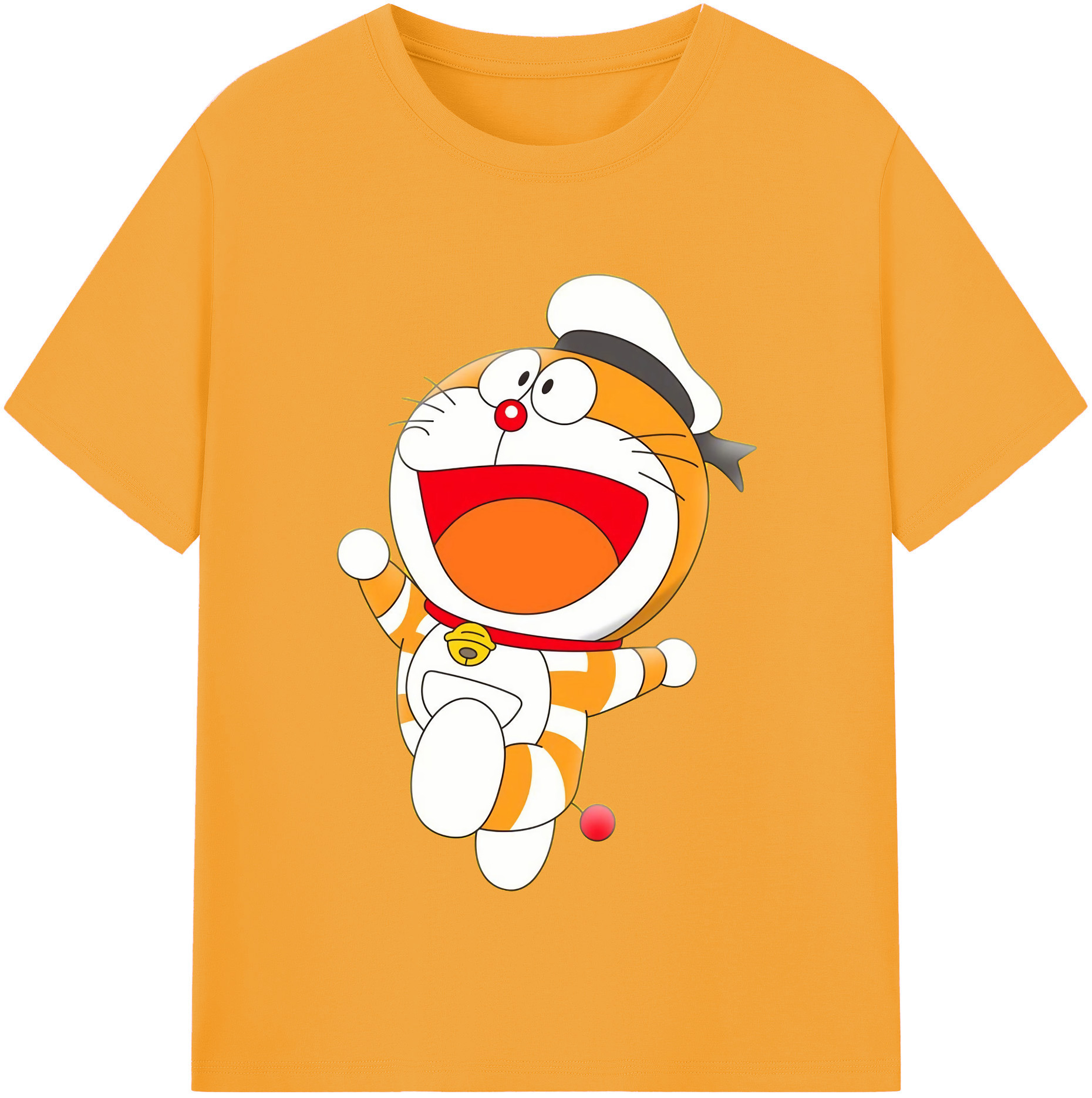 （画像用） ドラえもん Doraemon レディースカジュアルプリントTシャツ（綿100％）