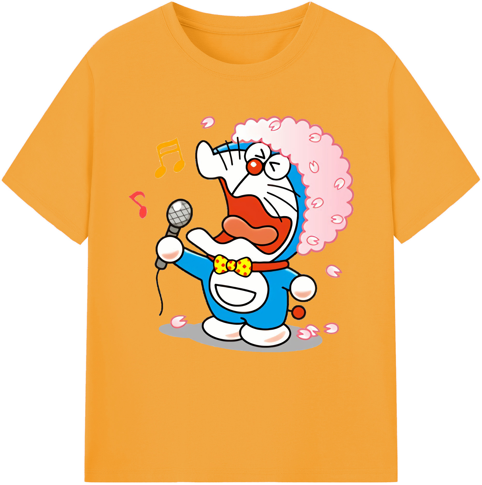 （画像用） ドラえもん Doraemon レディースカジュアルプリントTシャツ（綿100％）