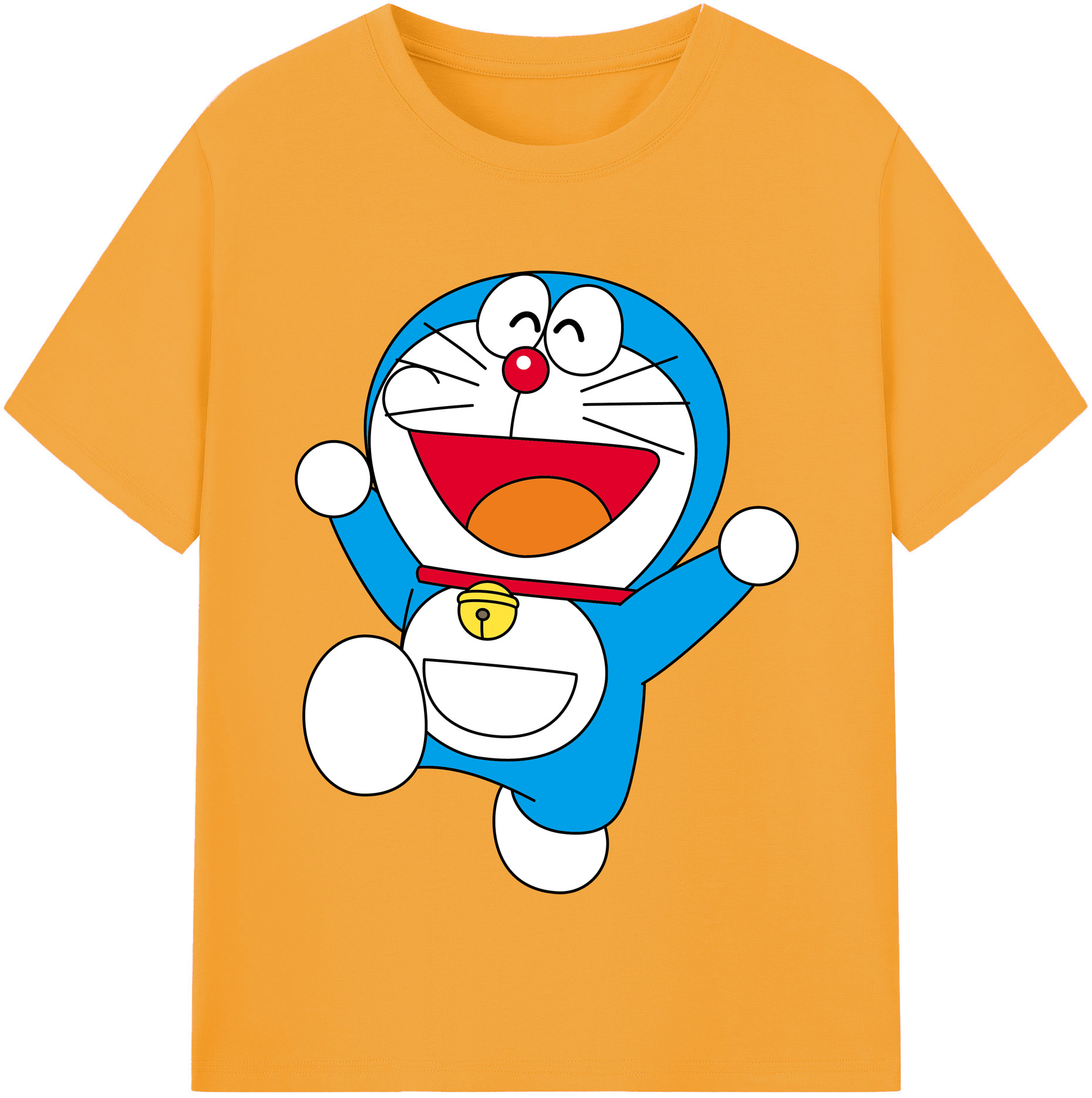 （画像用） ドラえもん Doraemon レディースカジュアルプリントTシャツ（綿100％）