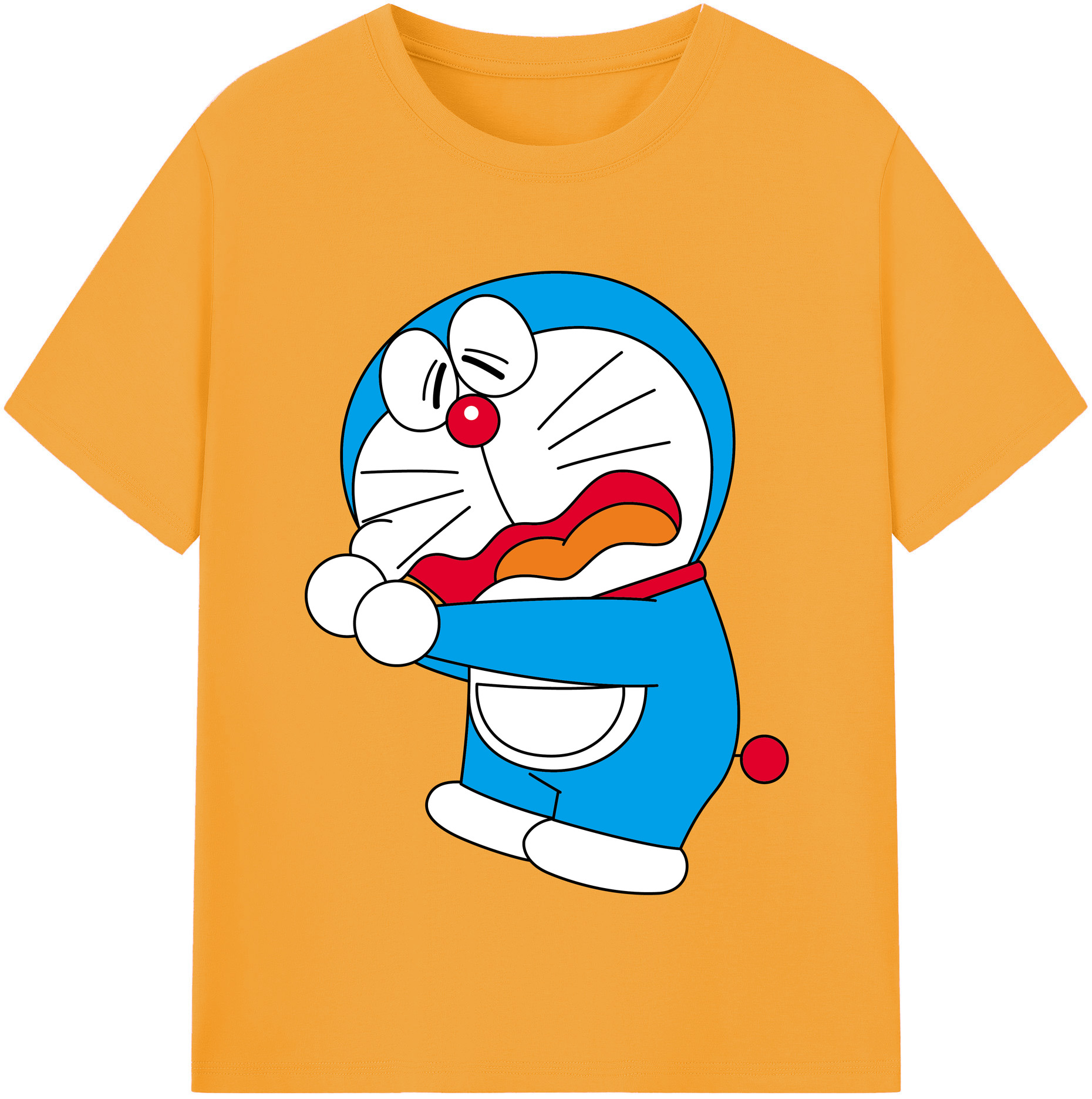 （画像用） ドラえもん Doraemon レディースカジュアルプリントTシャツ（綿100％）