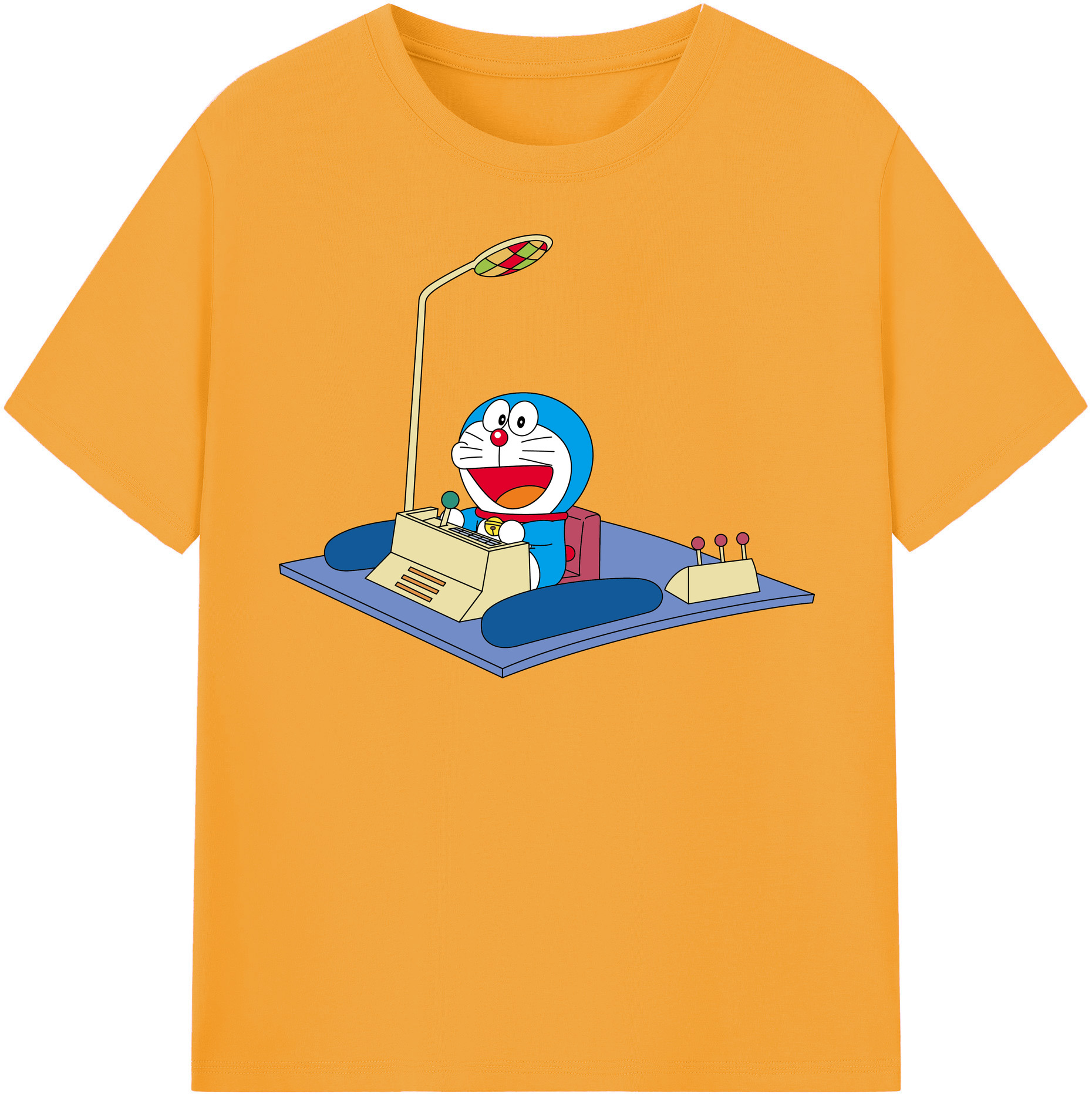 （画像用） ドラえもん Doraemon レディースカジュアルプリントTシャツ（綿100％）