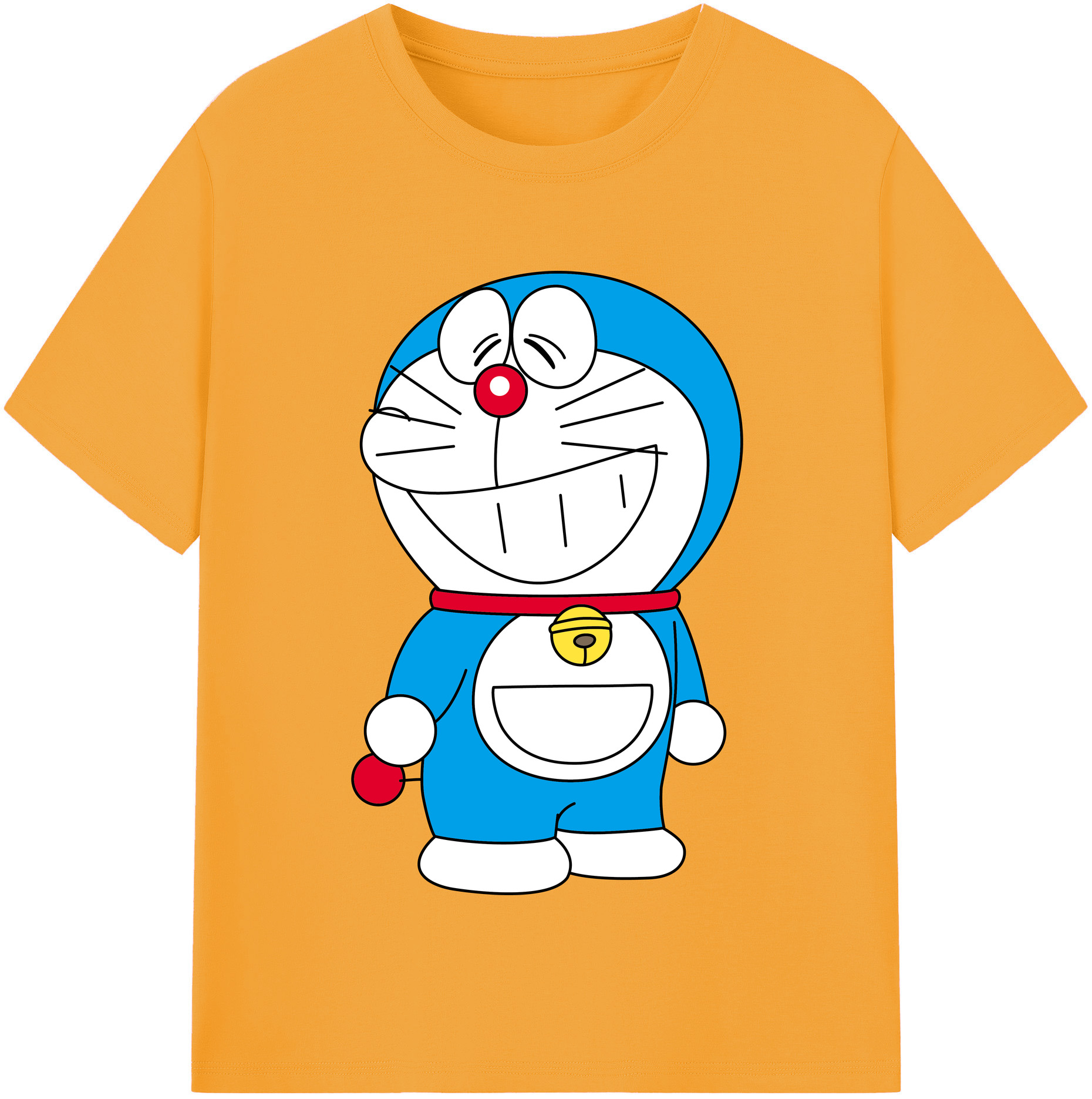 （画像用） ドラえもん Doraemon レディースカジュアルプリントTシャツ（綿100％）