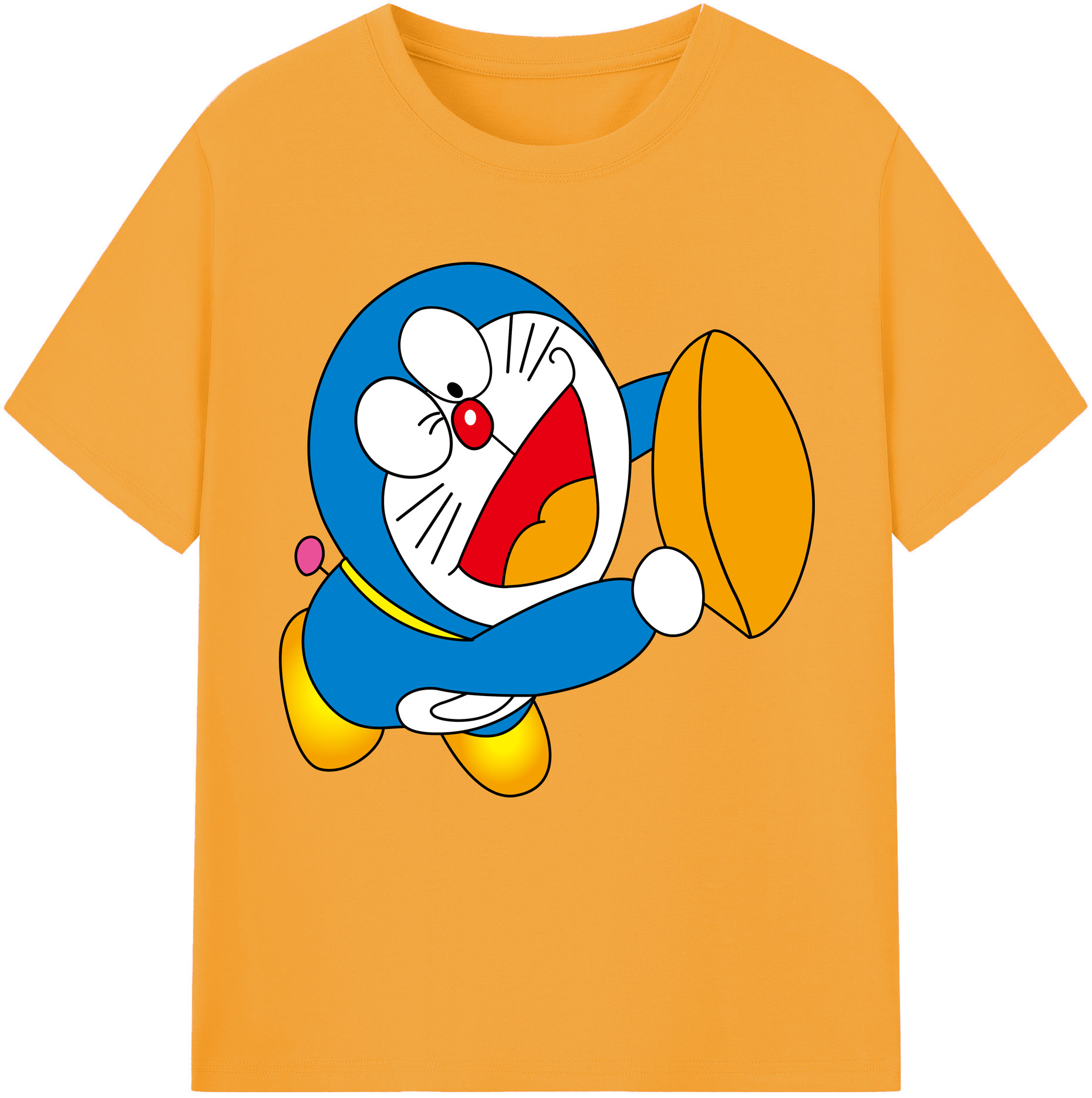 （画像用） ドラえもん Doraemon レディースカジュアルプリントTシャツ（綿100％）