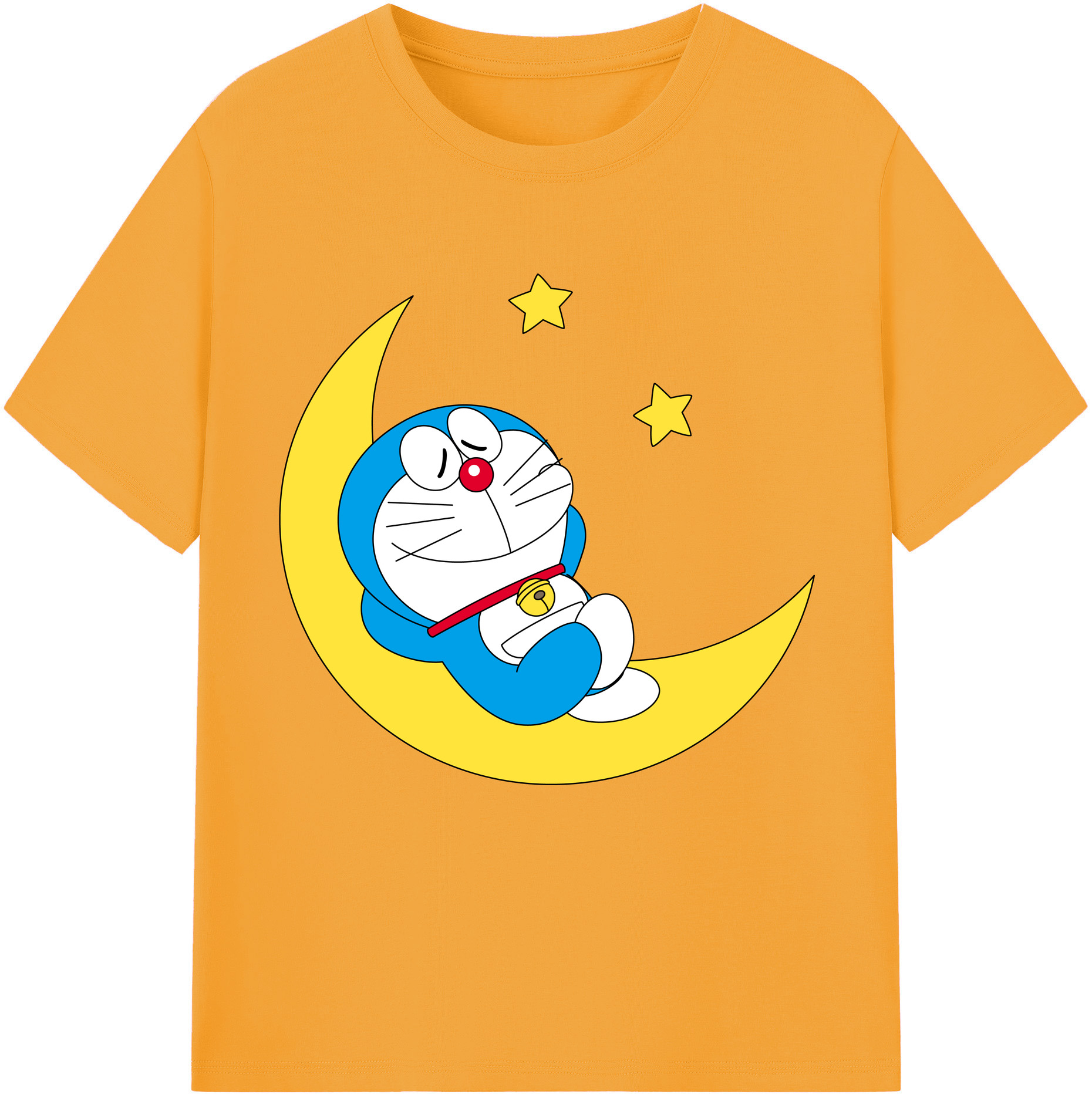 （画像用） ドラえもん Doraemon レディースカジュアルプリントTシャツ（綿100％）