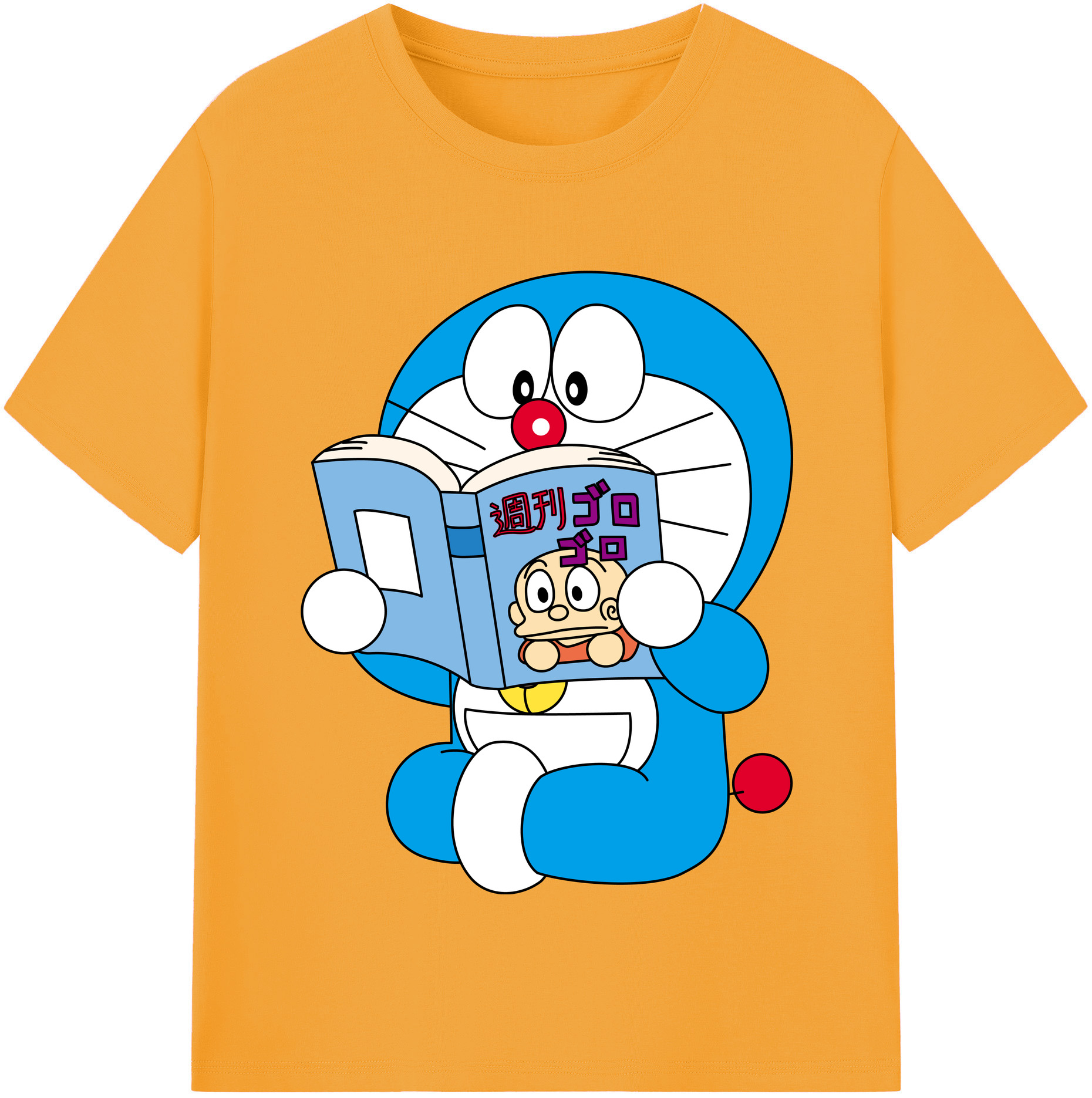 （画像用） ドラえもん Doraemon レディースカジュアルプリントTシャツ（綿100％）