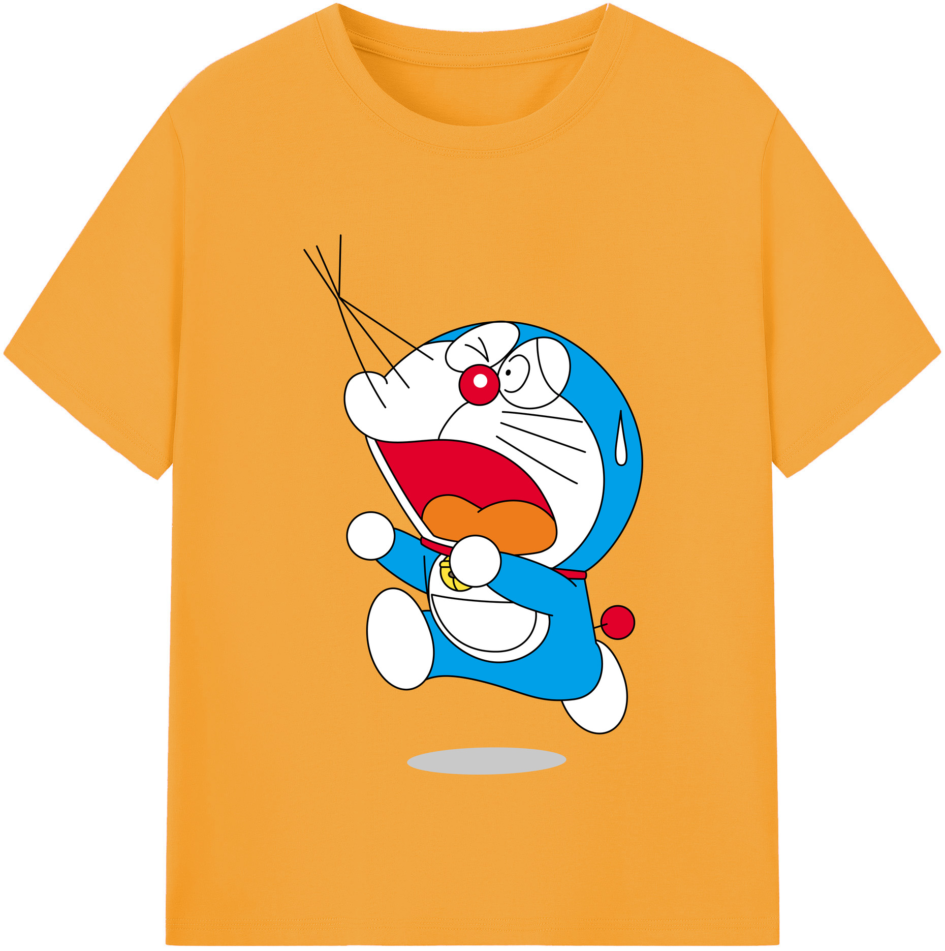 （画像用） ドラえもん Doraemon レディースカジュアルプリントTシャツ（綿100％）