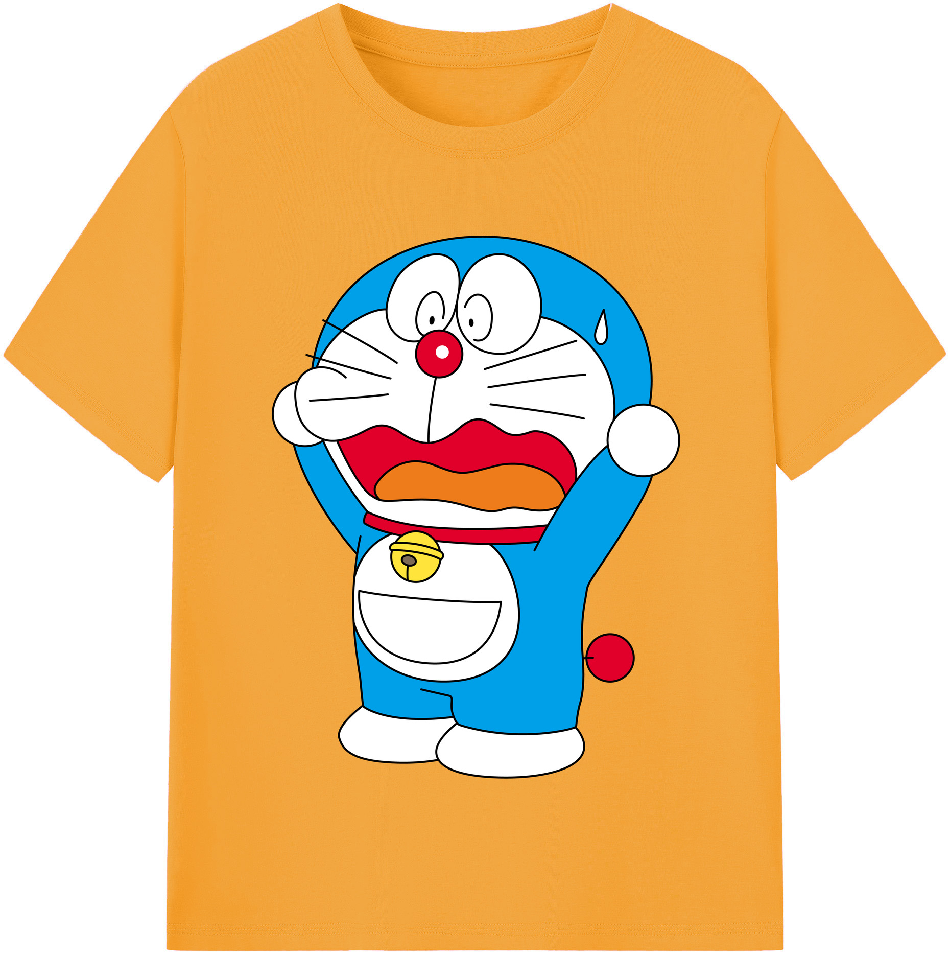 （画像用） ドラえもん Doraemon レディースカジュアルプリントTシャツ（綿100％）