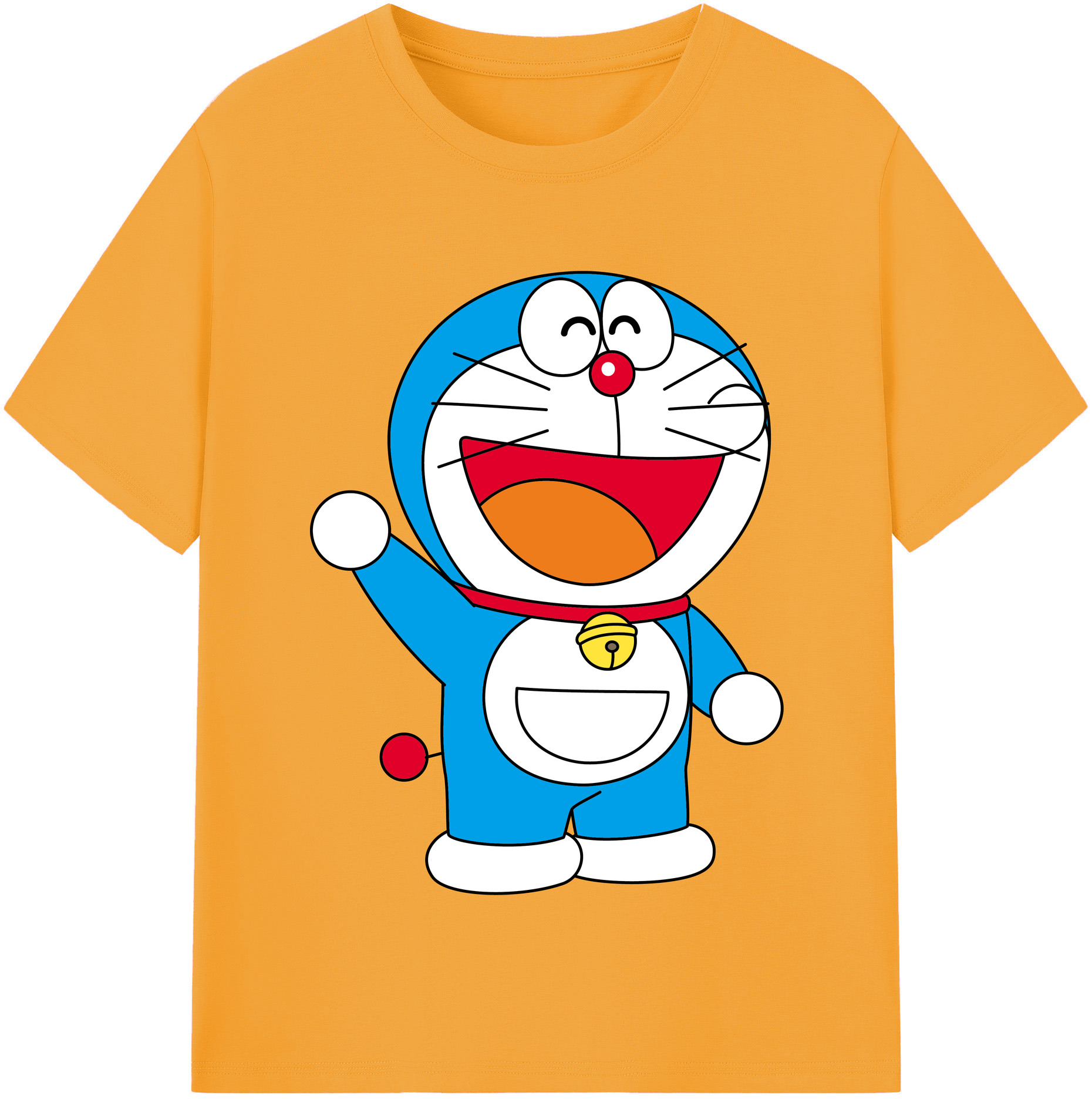 （画像用） ドラえもん Doraemon レディースカジュアルプリントTシャツ（綿100％）