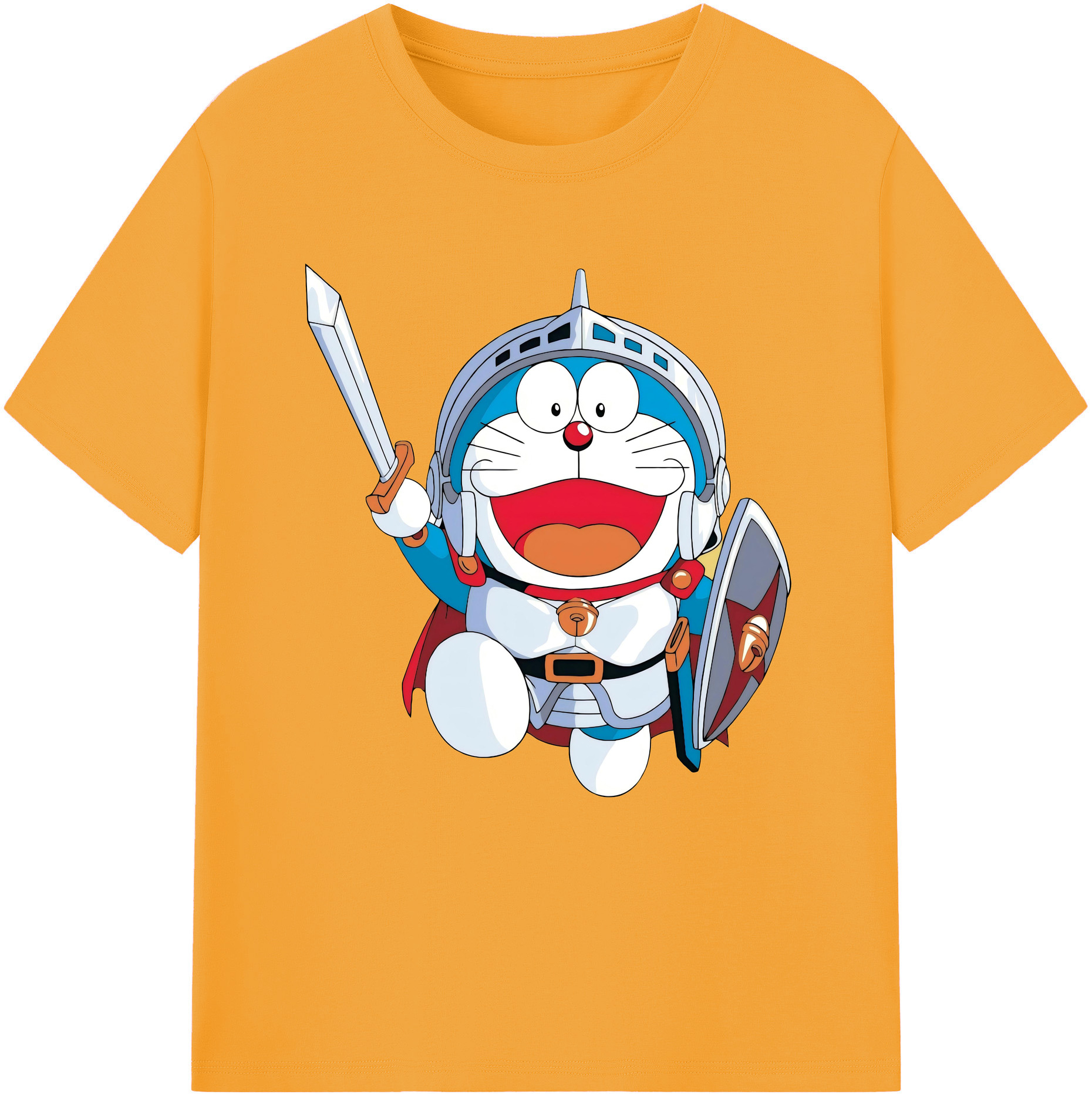 （画像用） ドラえもん Doraemon レディースカジュアルプリントTシャツ（綿100％）