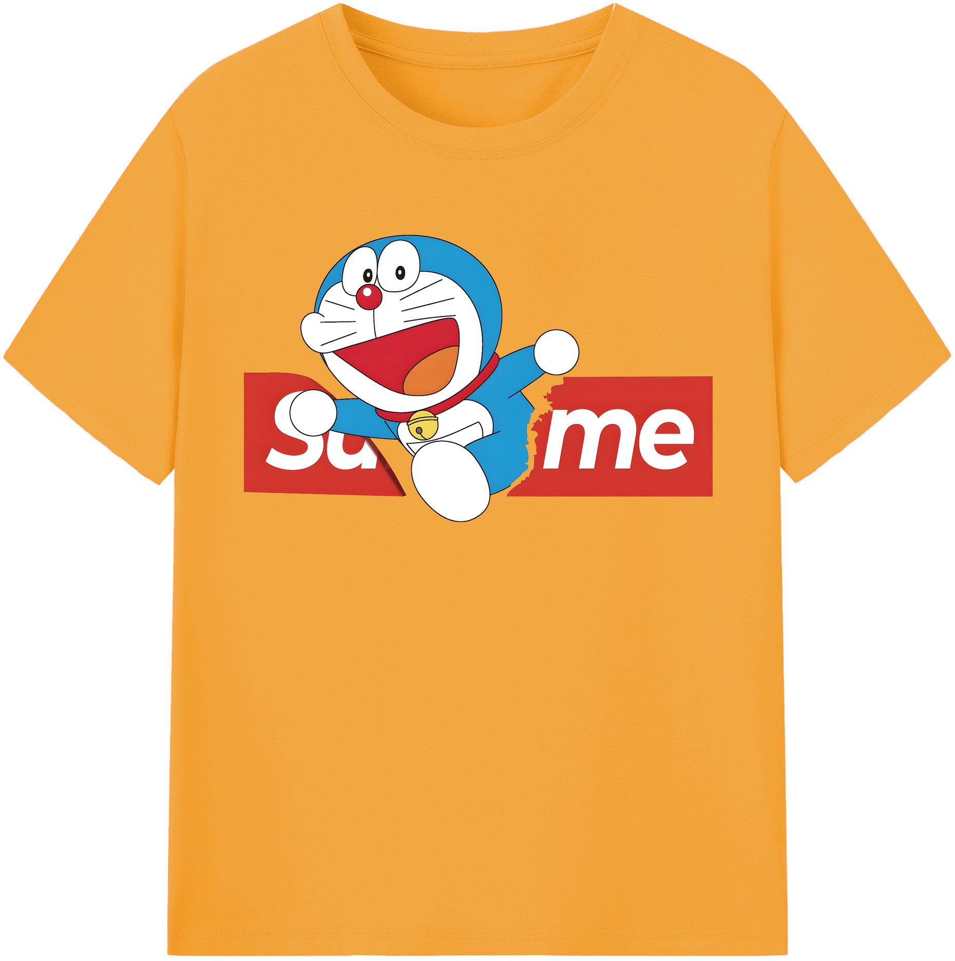 （画像用） ドラえもん Doraemon レディースカジュアルプリントTシャツ（綿100％）