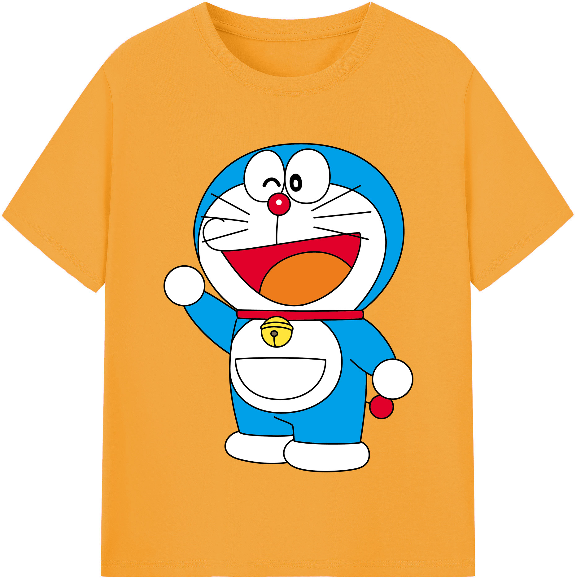 （画像用） ドラえもん Doraemon レディースカジュアルプリントTシャツ（綿100％）