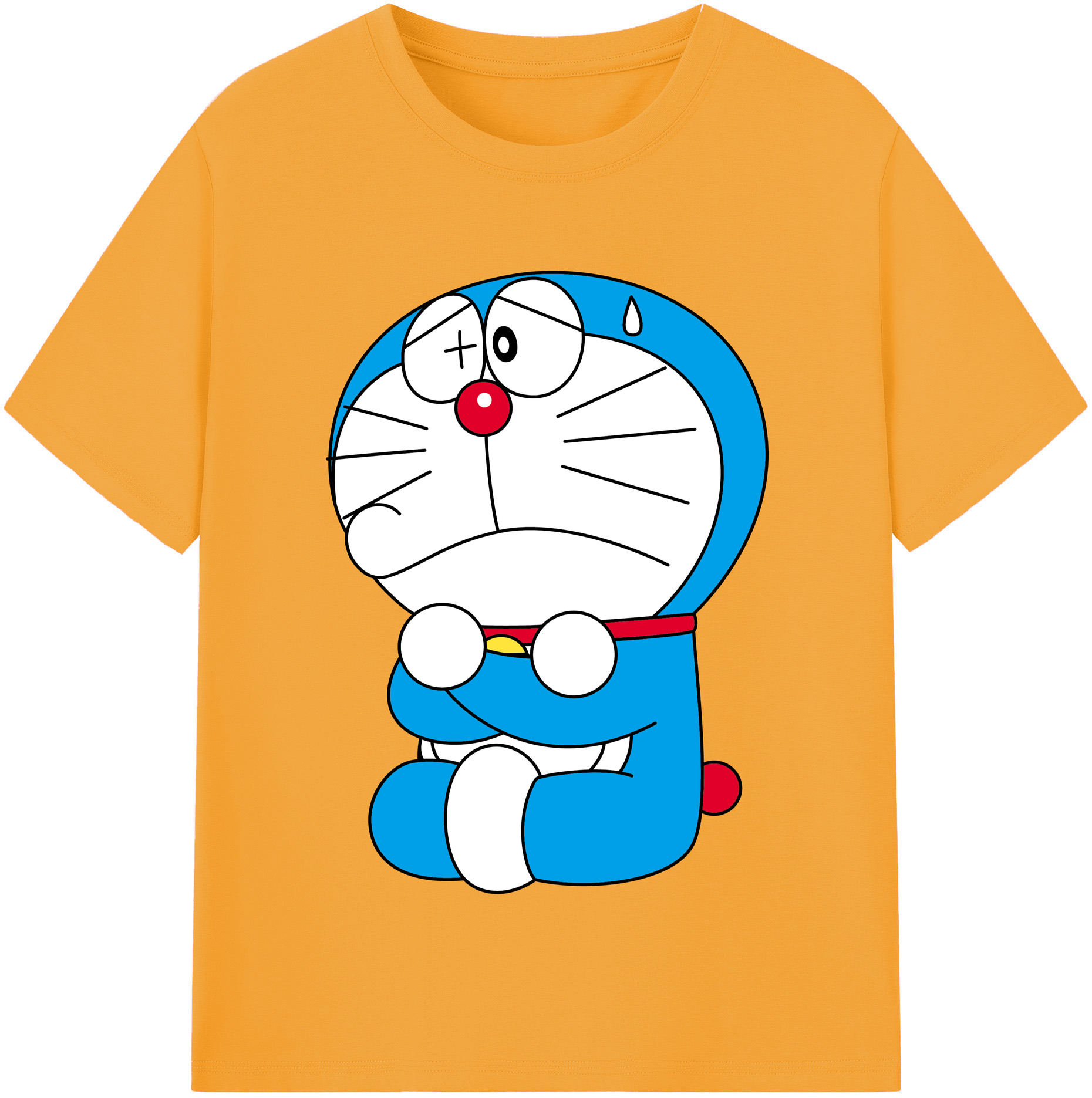 （画像用） ドラえもん Doraemon レディースカジュアルプリントTシャツ（綿100％）