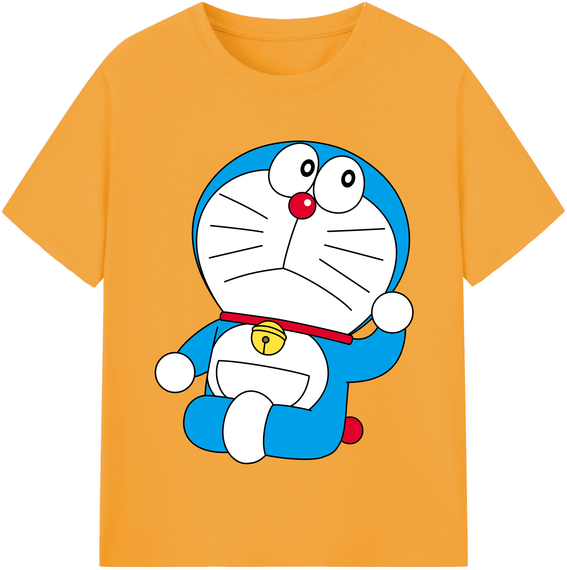 （画像用） ドラえもん Doraemon レディースカジュアルプリントTシャツ（綿100％）