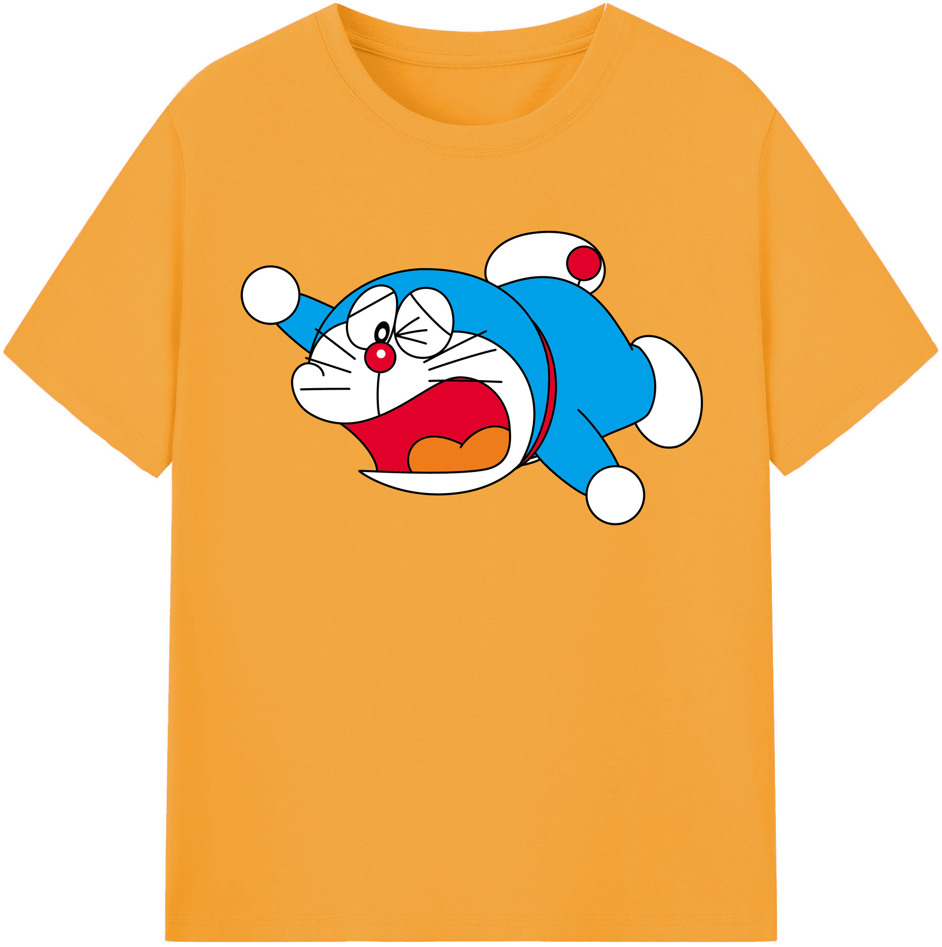 （画像用） ドラえもん Doraemon レディースカジュアルプリントTシャツ（綿100％）