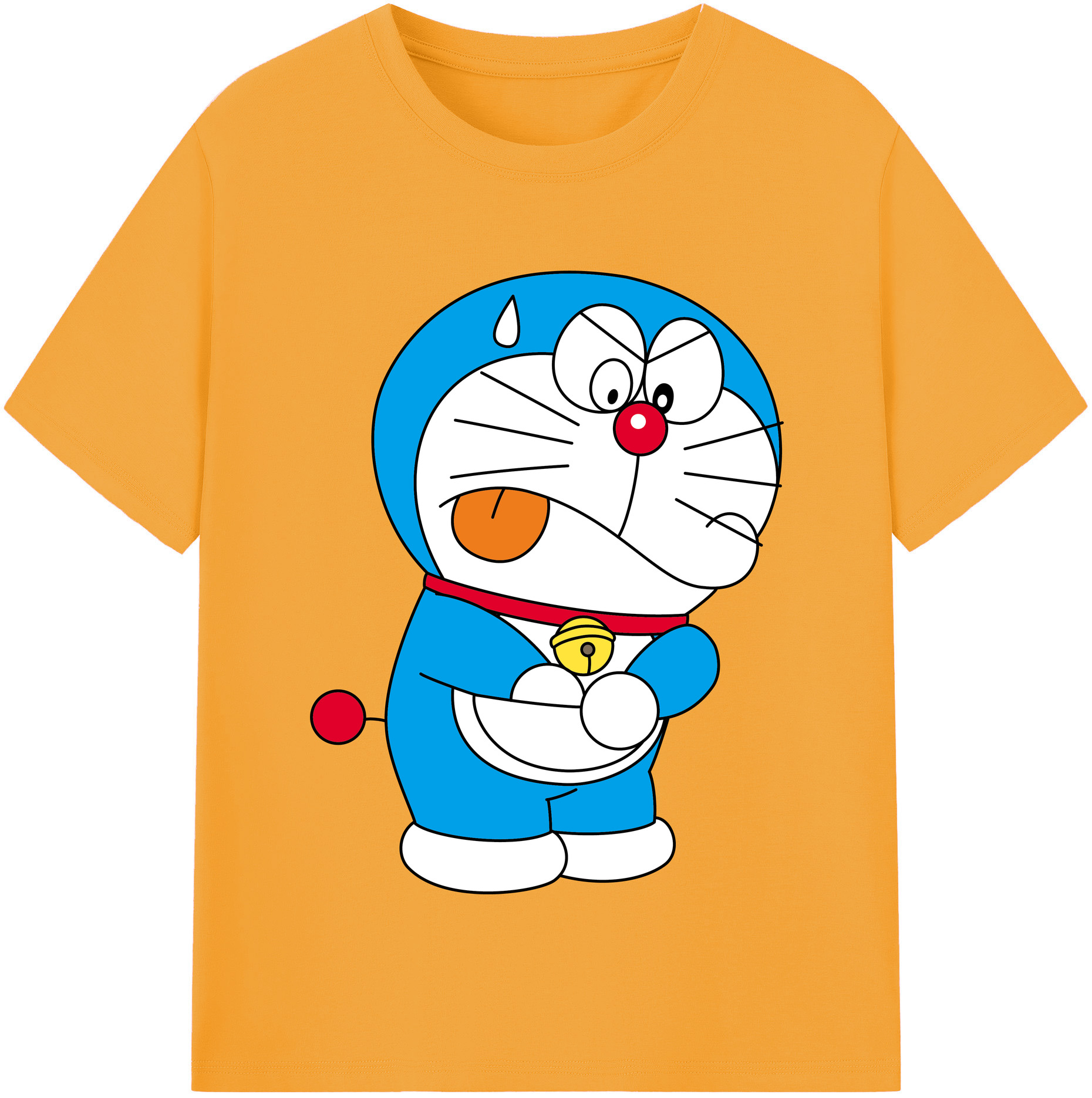 （画像用） ドラえもん Doraemon レディースカジュアルプリントTシャツ（綿100％）