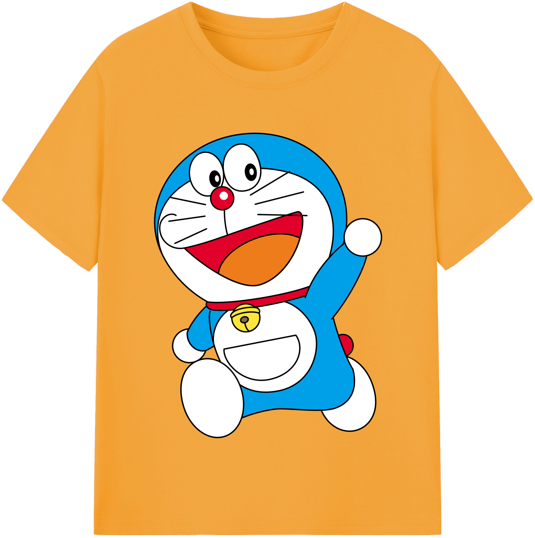 （画像用） ドラえもん Doraemon レディースカジュアルプリントTシャツ（綿100％）