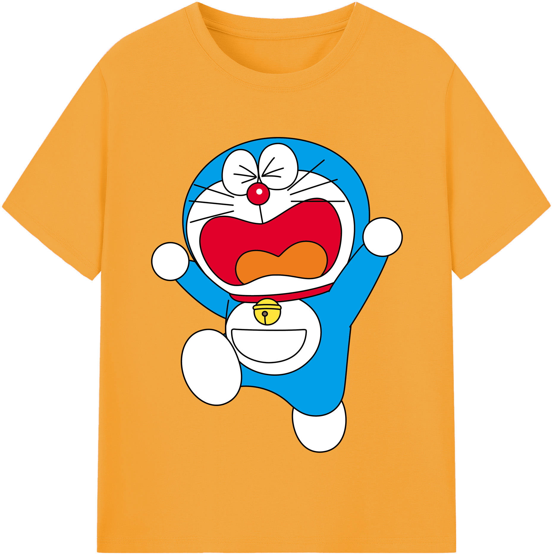 （画像用） ドラえもん Doraemon レディースカジュアルプリントTシャツ（綿100％）