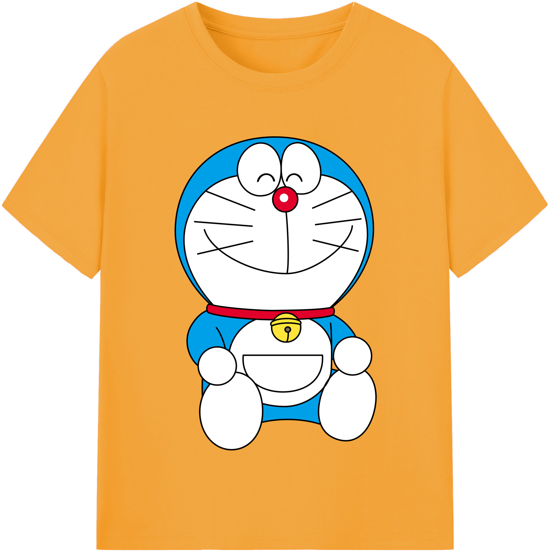 （画像用） ドラえもん Doraemon レディースカジュアルプリントTシャツ（綿100％）