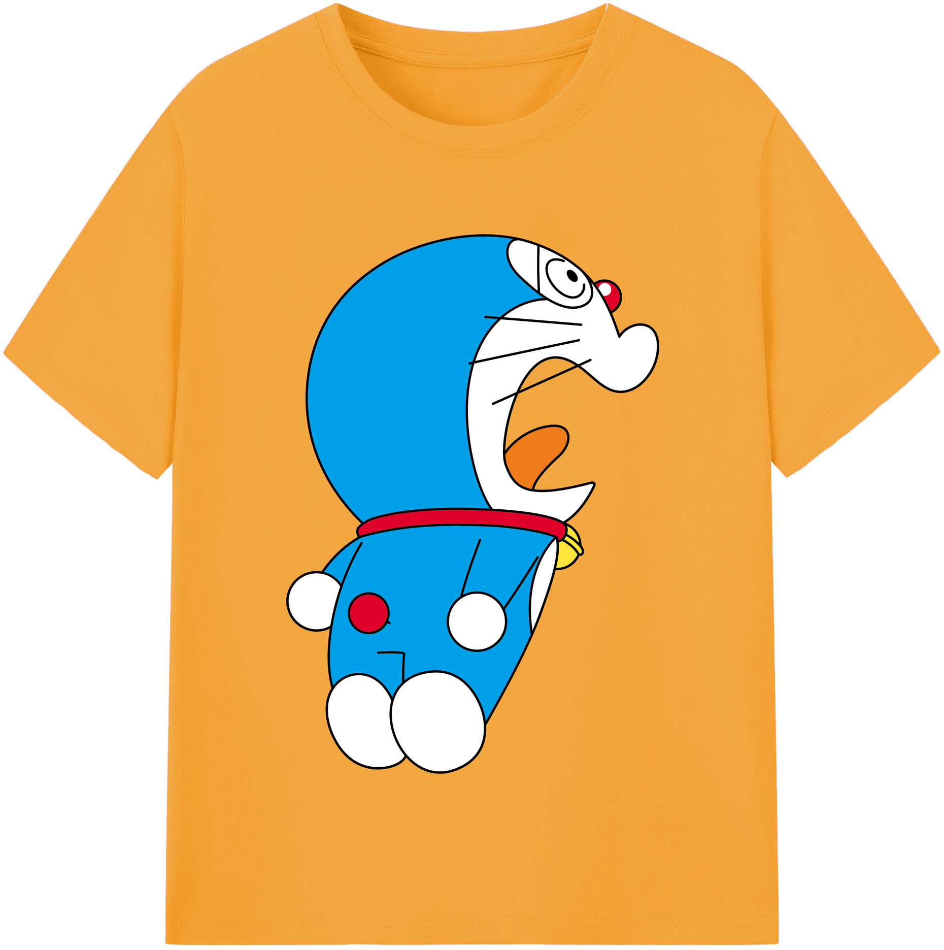 （画像用） ドラえもん Doraemon レディースカジュアルプリントTシャツ（綿100％）
