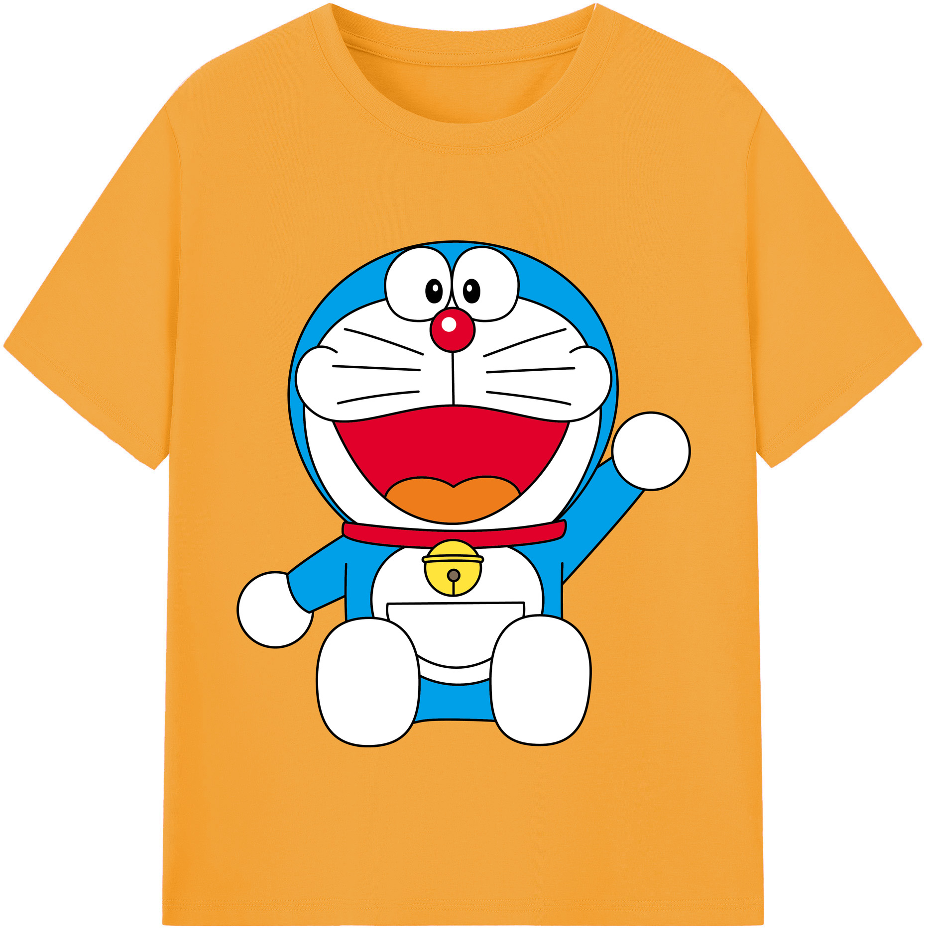 （画像用） ドラえもん Doraemon レディースカジュアルプリントTシャツ（綿100％）