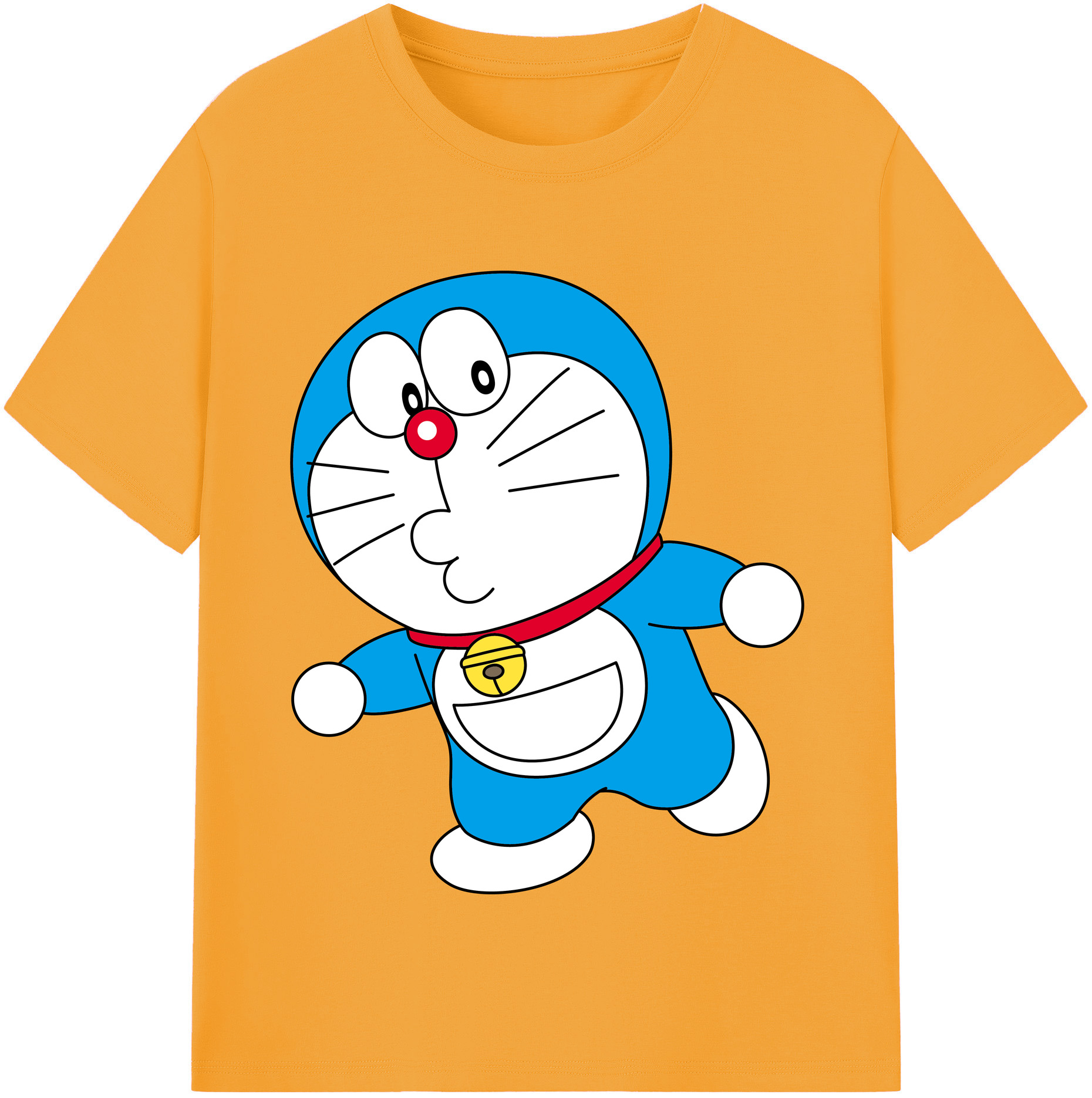 （画像用） ドラえもん Doraemon レディースカジュアルプリントTシャツ（綿100％）