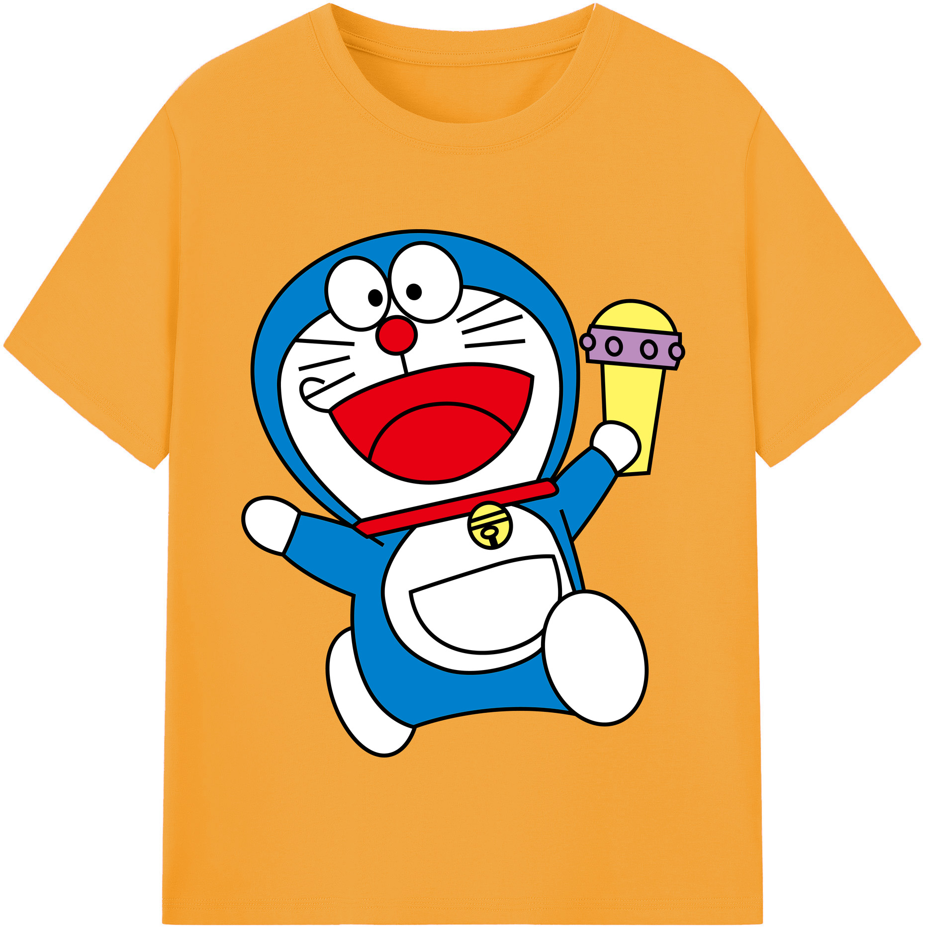 （画像用） ドラえもん Doraemon レディースカジュアルプリントTシャツ（綿100％）