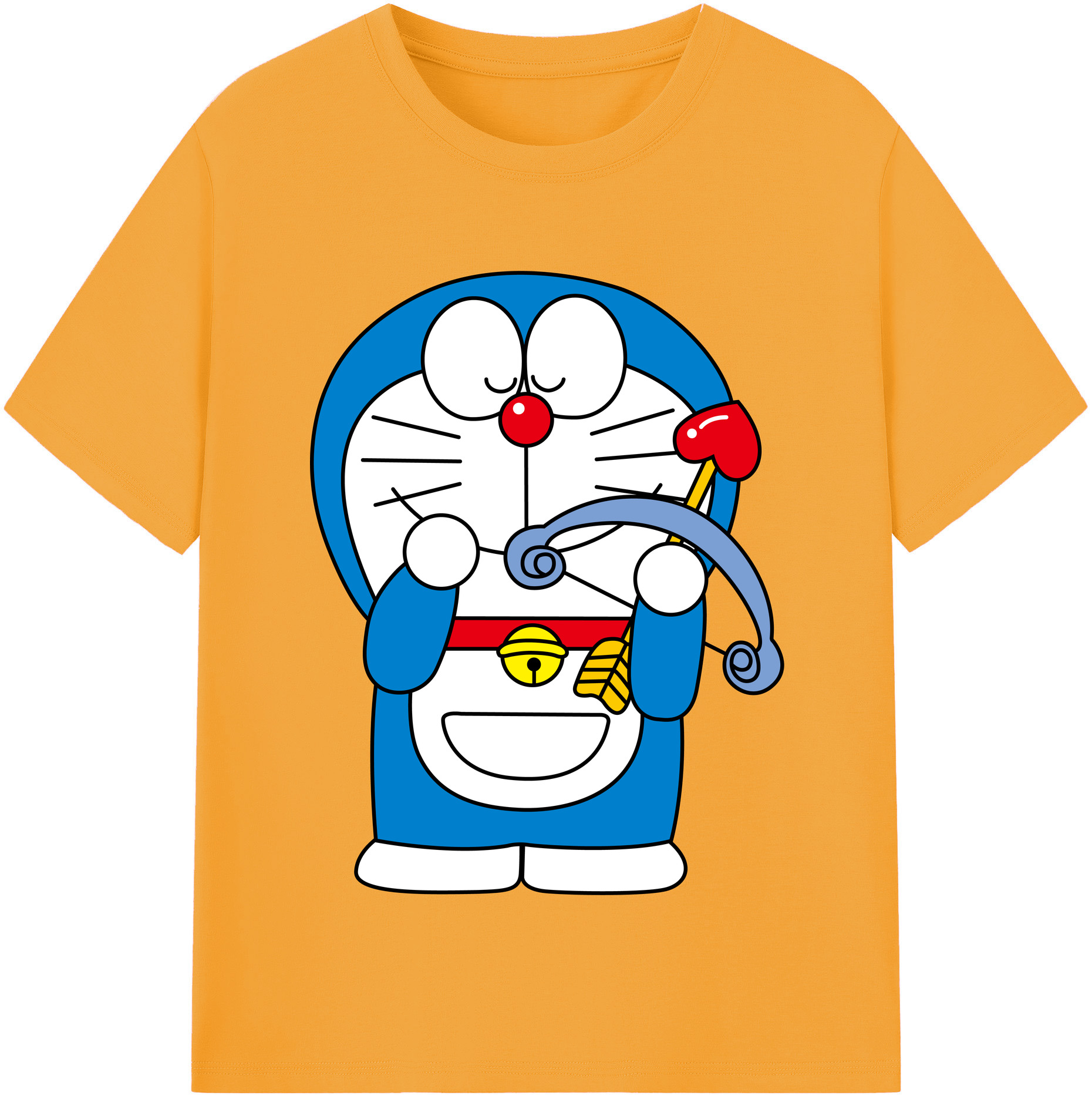 （画像用） ドラえもん Doraemon レディースカジュアルプリントTシャツ（綿100％）