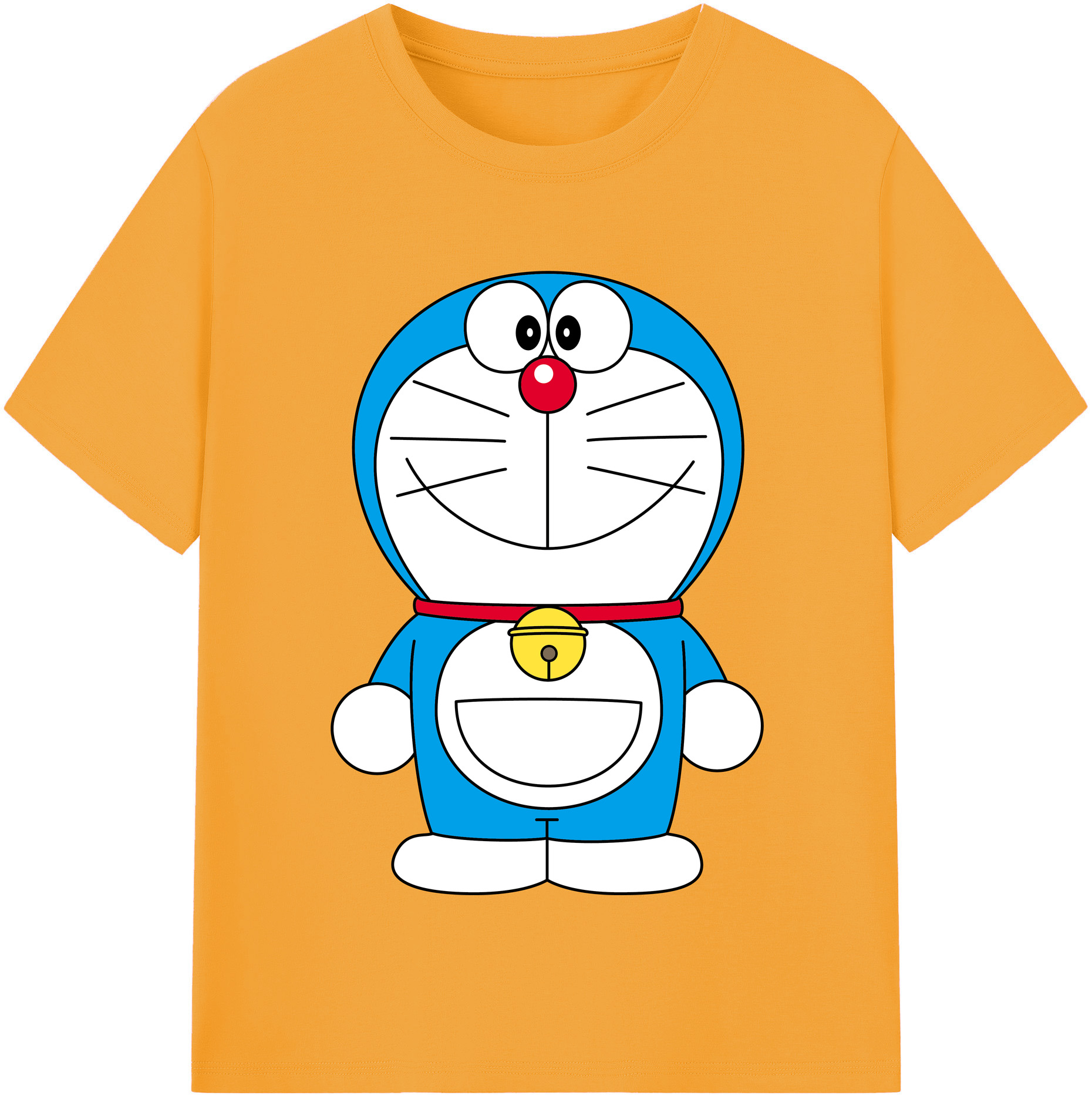 （画像用） ドラえもん Doraemon レディースカジュアルプリントTシャツ（綿100％）