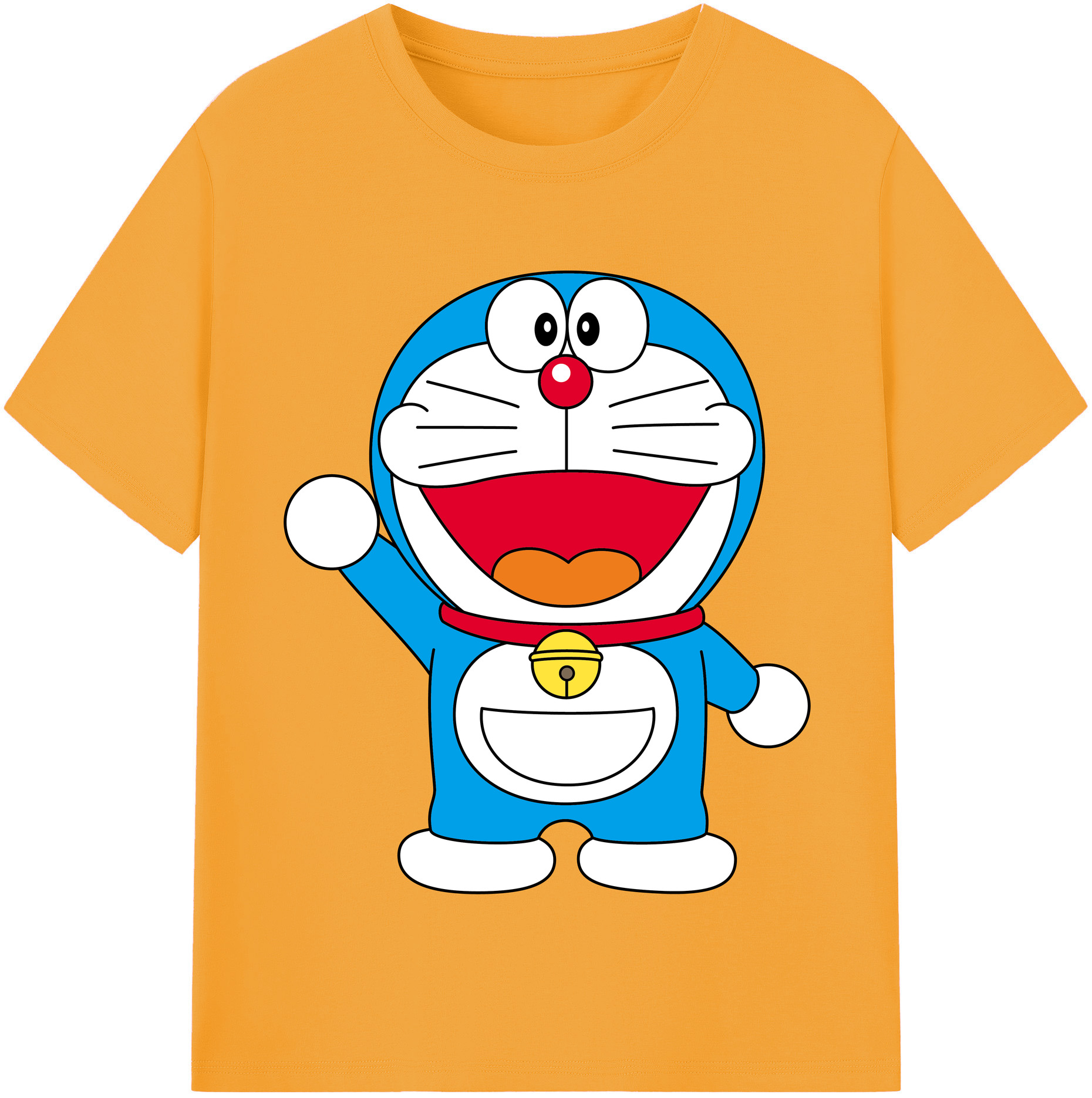 （画像用） ドラえもん Doraemon レディースカジュアルプリントTシャツ（綿100％）