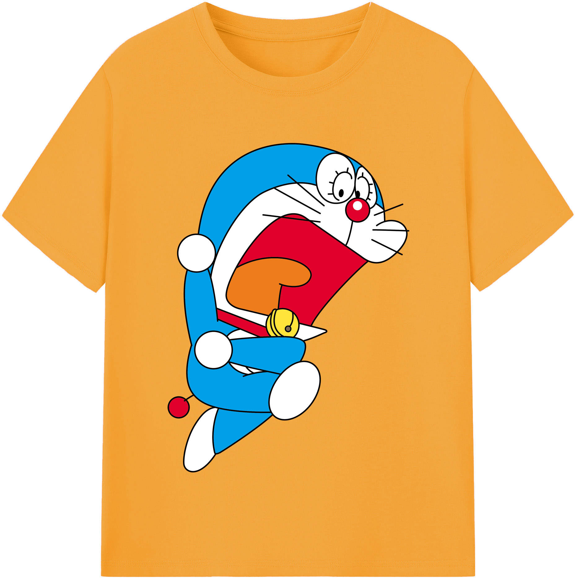 （画像用） ドラえもん Doraemon レディースカジュアルプリントTシャツ（綿100％）