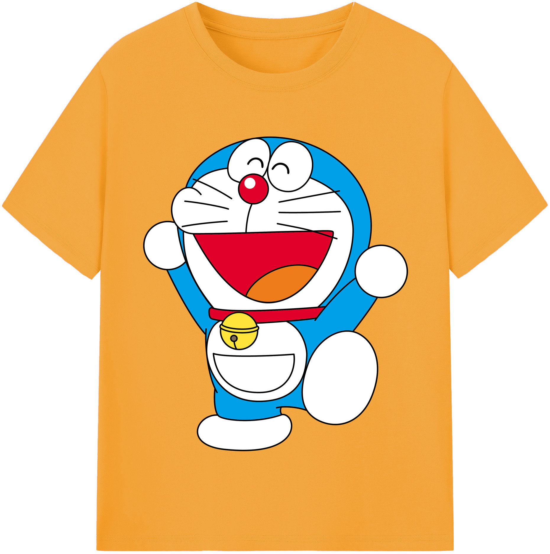 （画像用） ドラえもん Doraemon レディースカジュアルプリントTシャツ（綿100％）