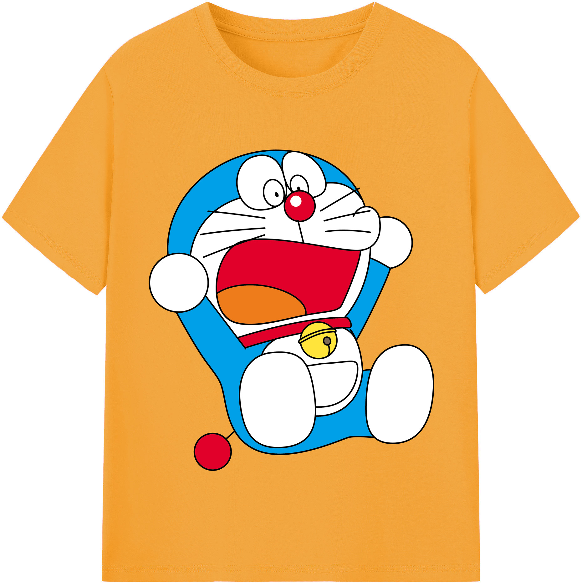 （画像用） ドラえもん Doraemon レディースカジュアルプリントTシャツ（綿100％）