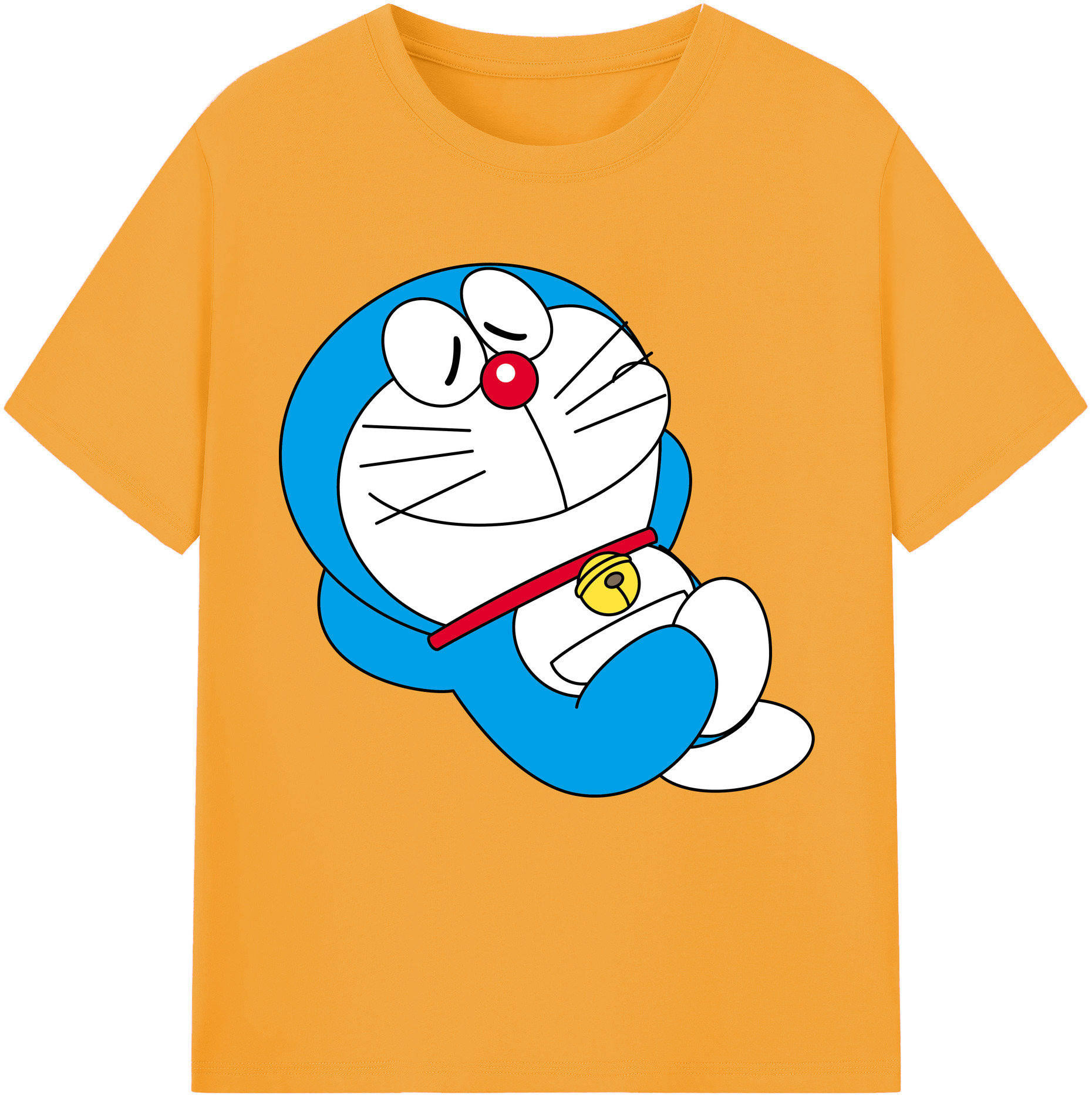（画像用） ドラえもん Doraemon レディースカジュアルプリントTシャツ（綿100％）