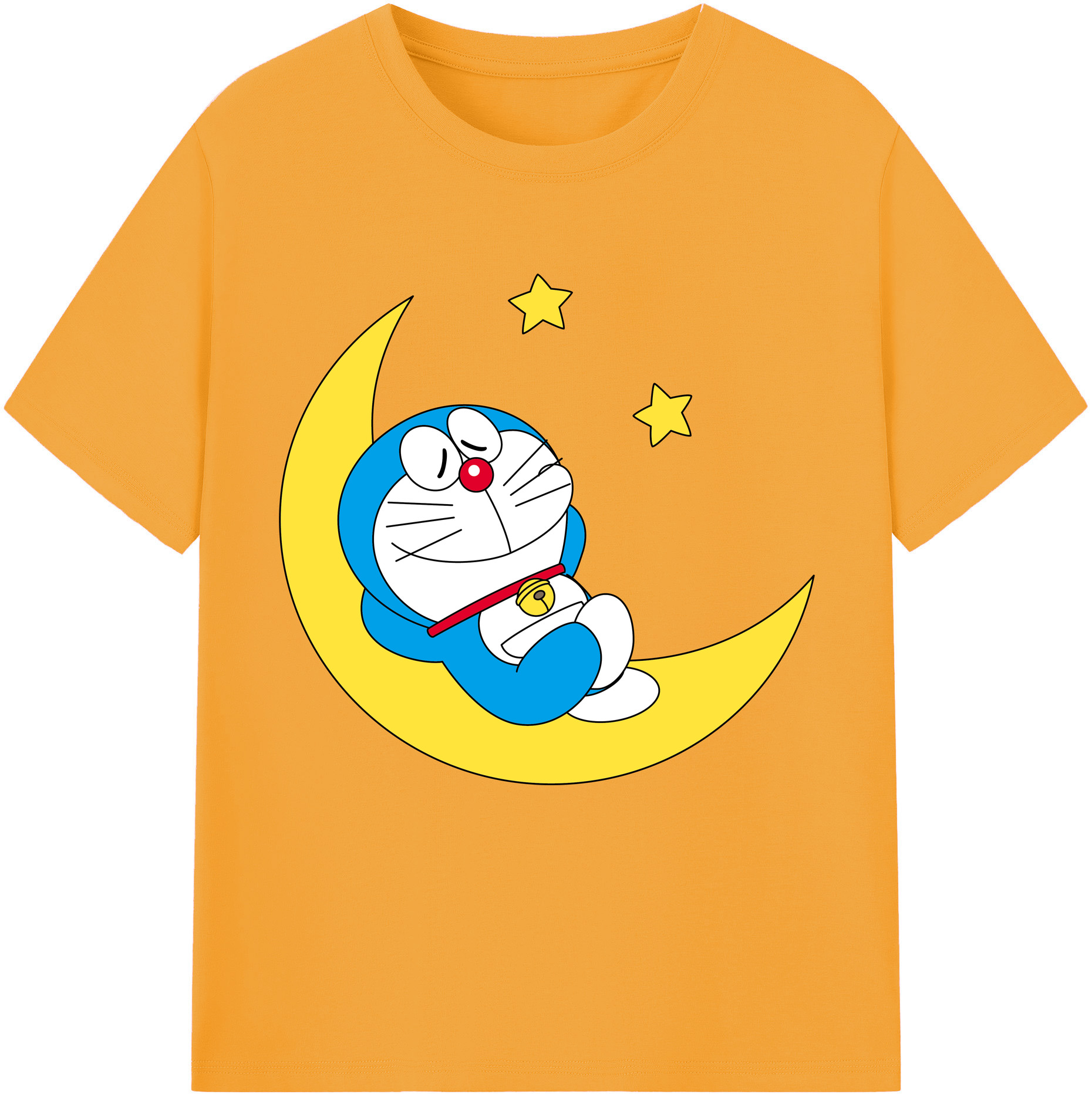 （画像用） ドラえもん Doraemon レディースカジュアルプリントTシャツ（綿100％）