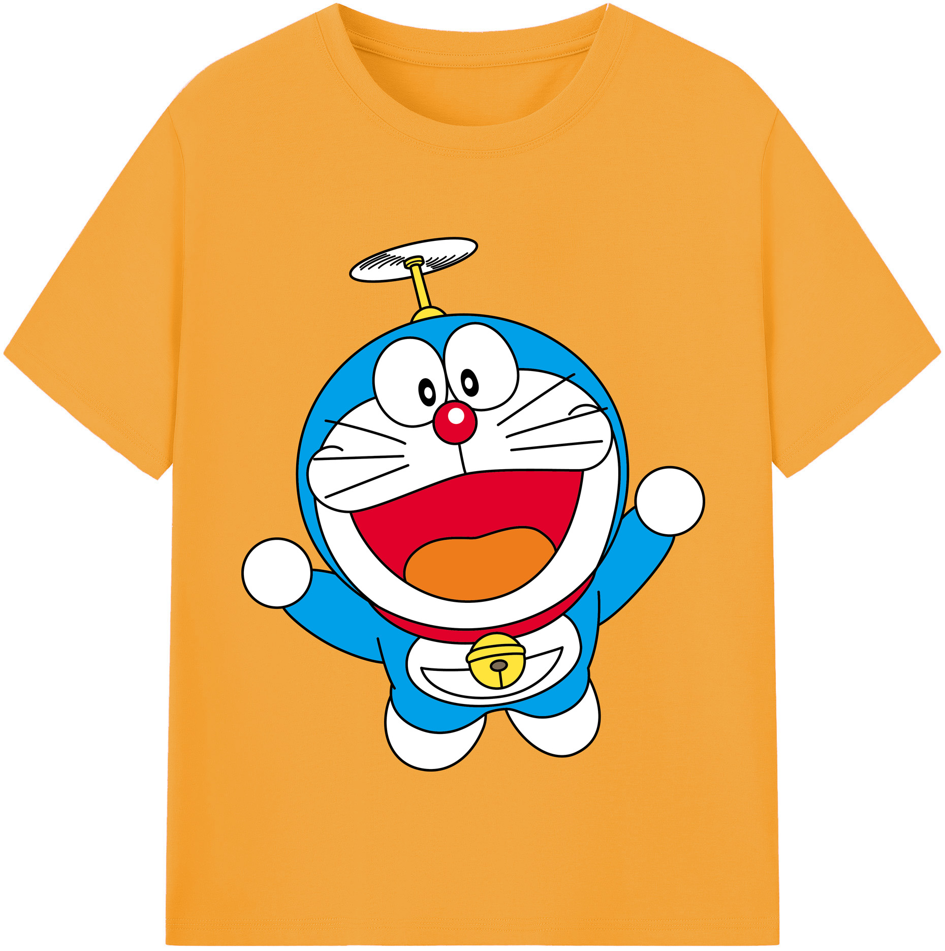 （画像用） ドラえもん Doraemon レディースカジュアルプリントTシャツ（綿100％）