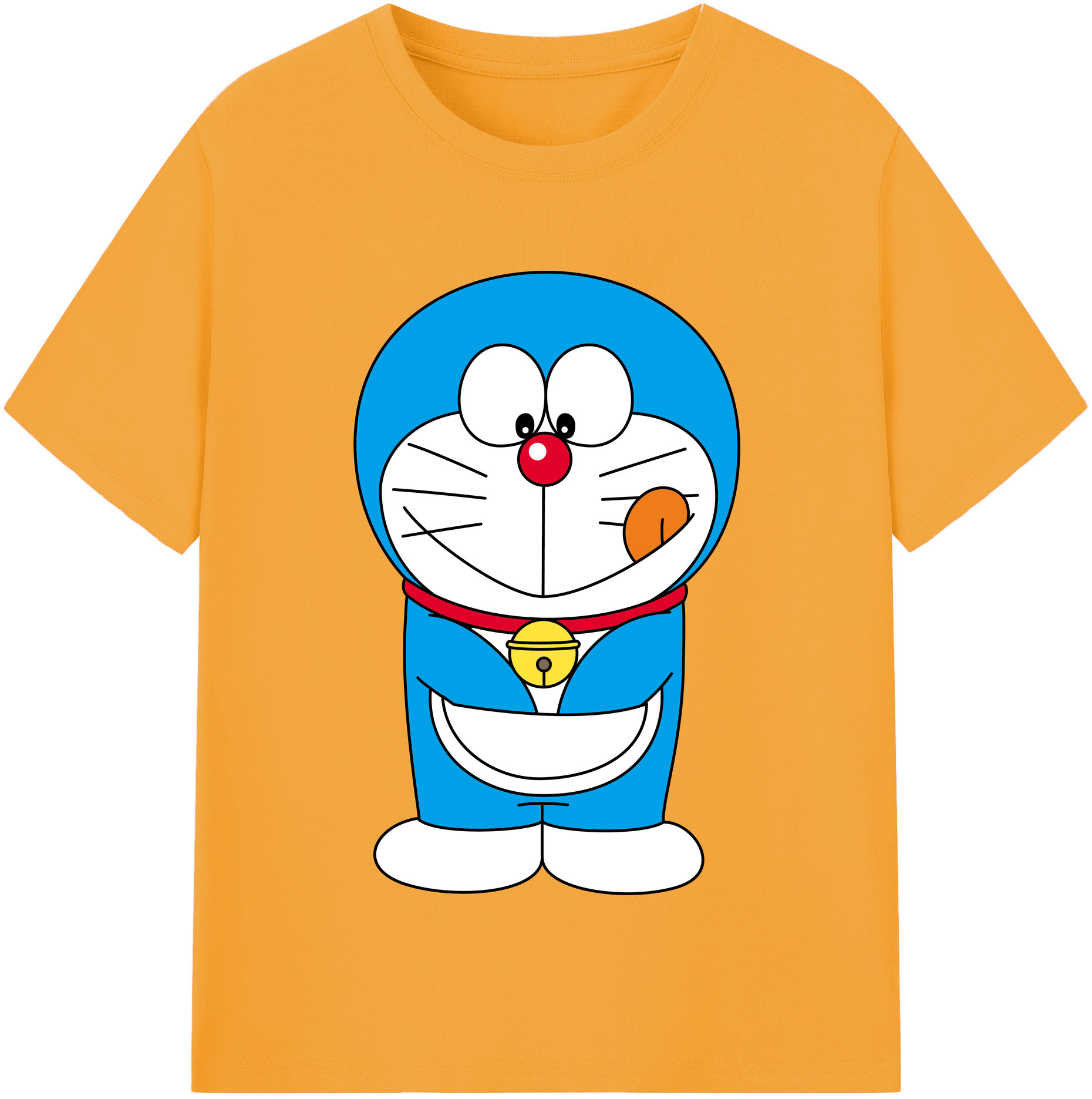 （画像用） ドラえもん Doraemon レディースカジュアルプリントTシャツ（綿100％）
