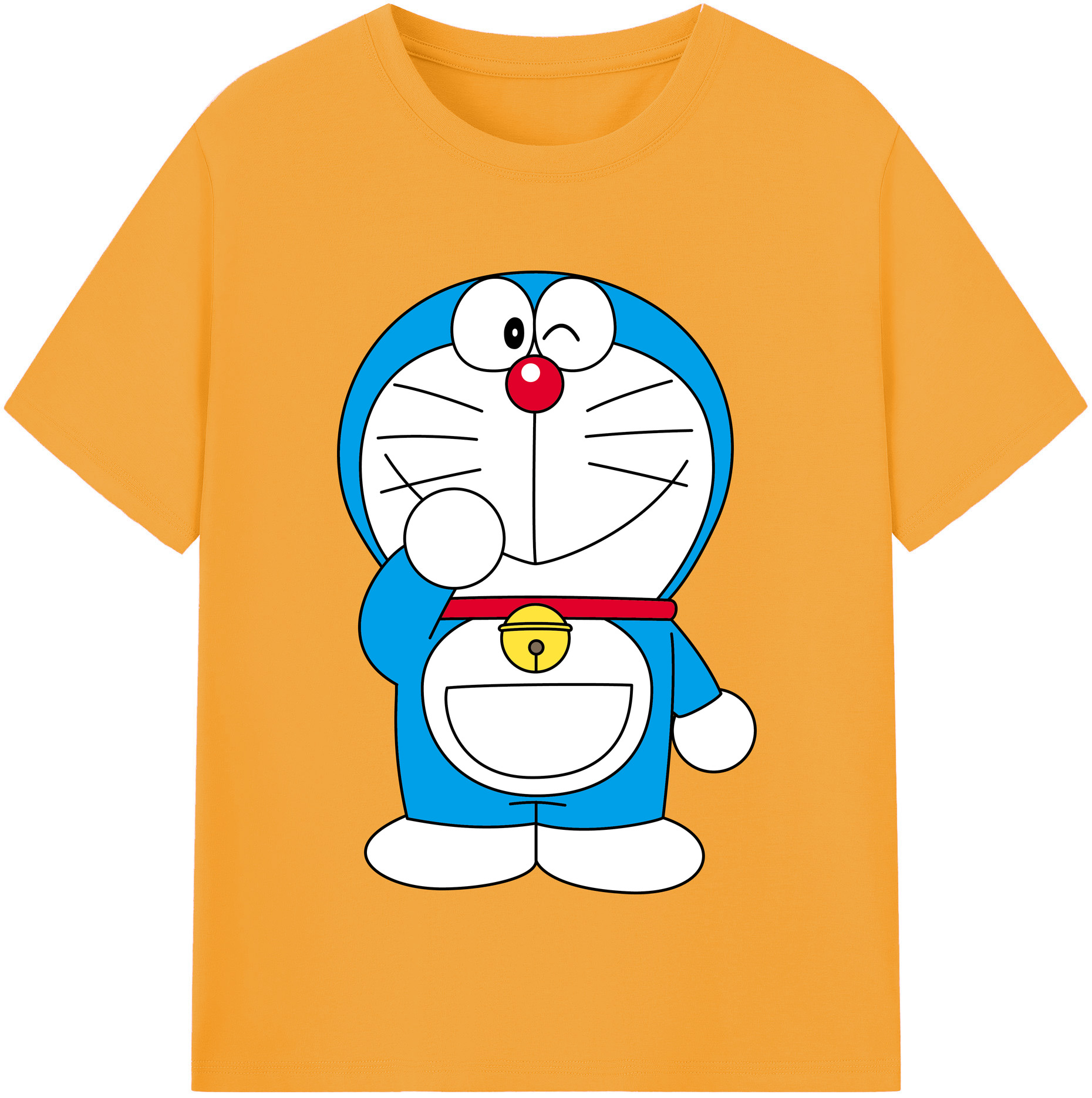 （画像用） ドラえもん Doraemon レディースカジュアルプリントTシャツ（綿100％）