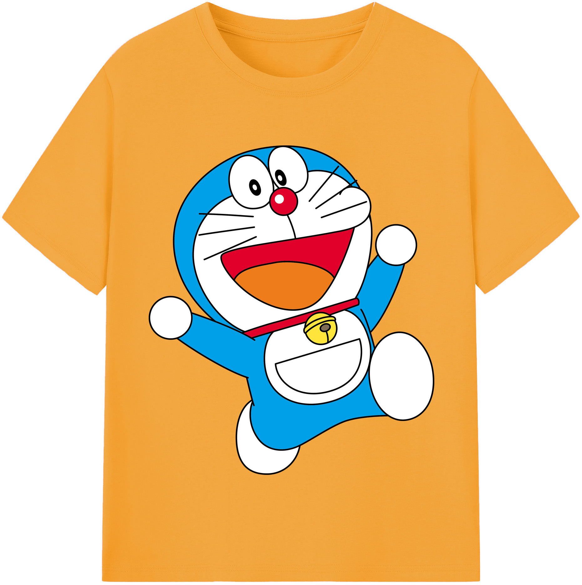 （画像用） ドラえもん Doraemon レディースカジュアルプリントTシャツ（綿100％）
