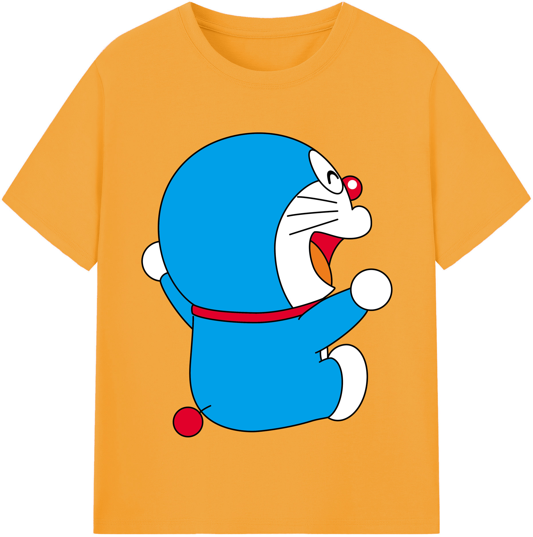 （画像用） ドラえもん Doraemon レディースカジュアルプリントTシャツ（綿100％）