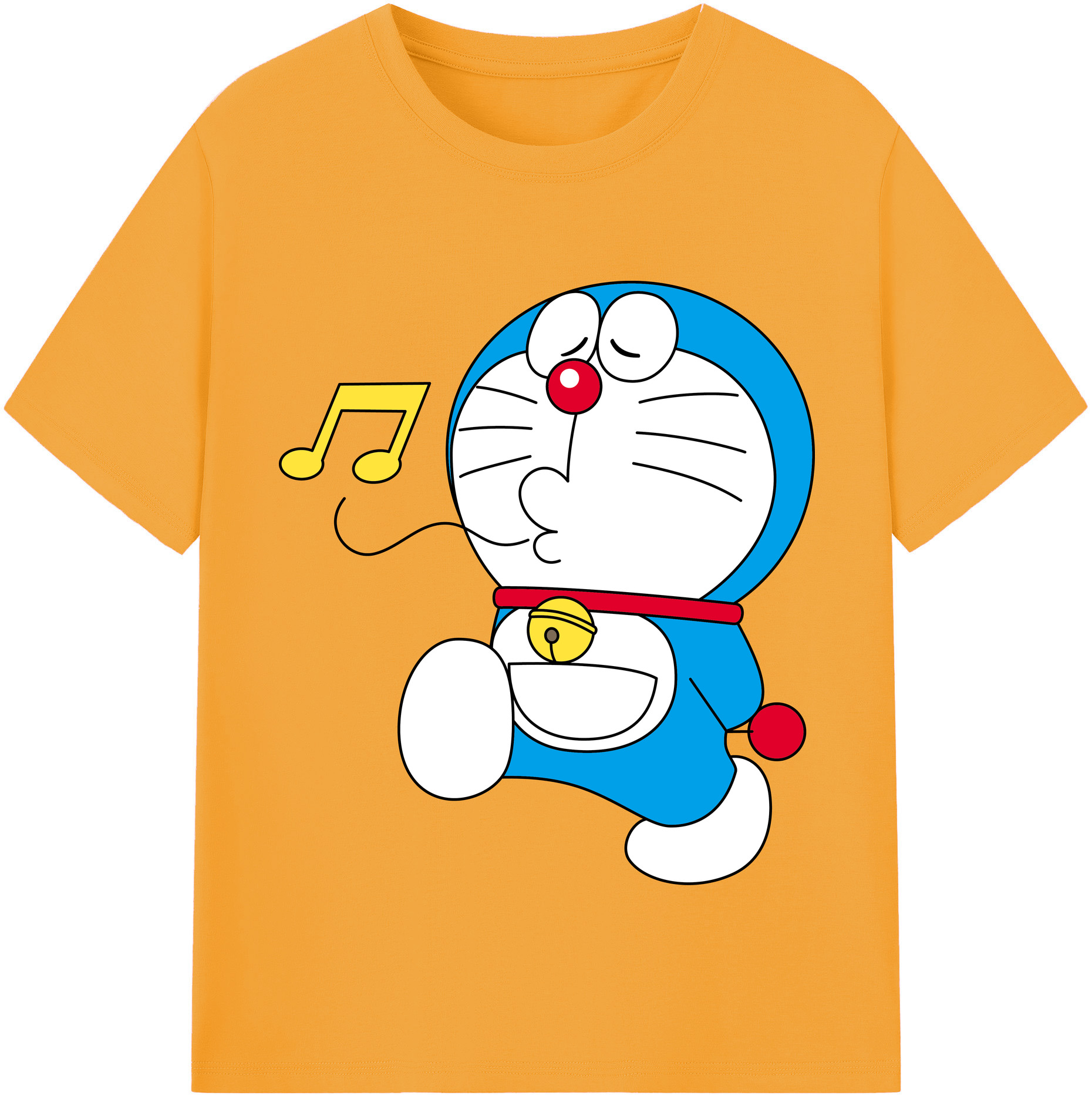 （画像用） ドラえもん Doraemon レディースカジュアルプリントTシャツ（綿100％）