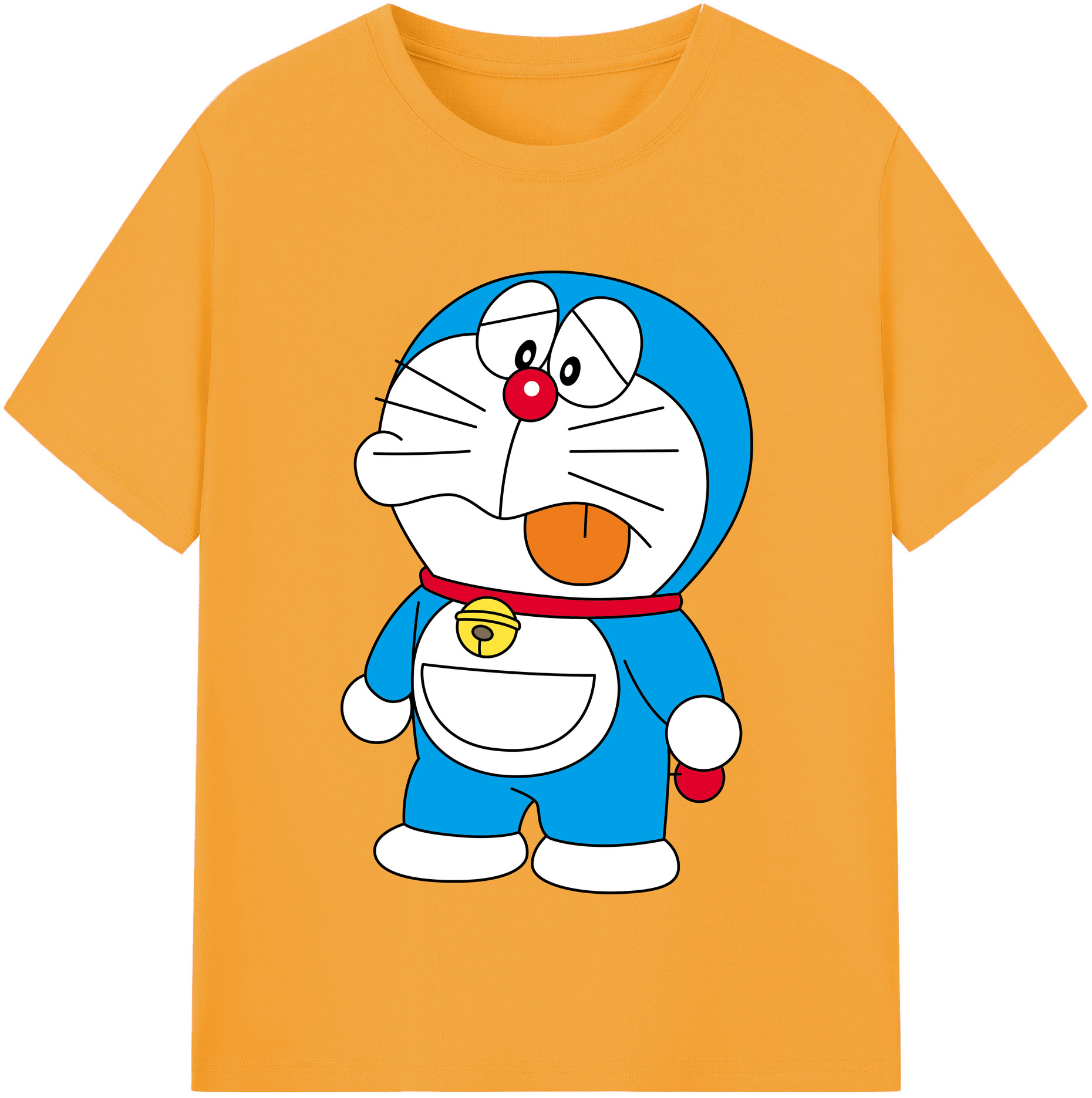 （画像用） ドラえもん Doraemon レディースカジュアルプリントTシャツ（綿100％）