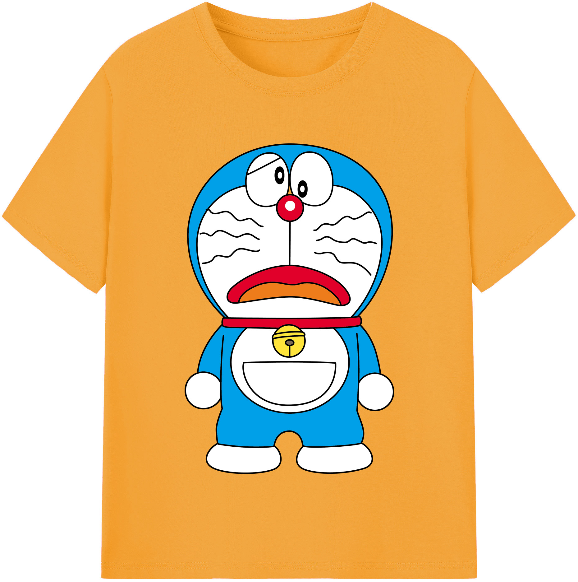 （画像用） ドラえもん Doraemon レディースカジュアルプリントTシャツ（綿100％）
